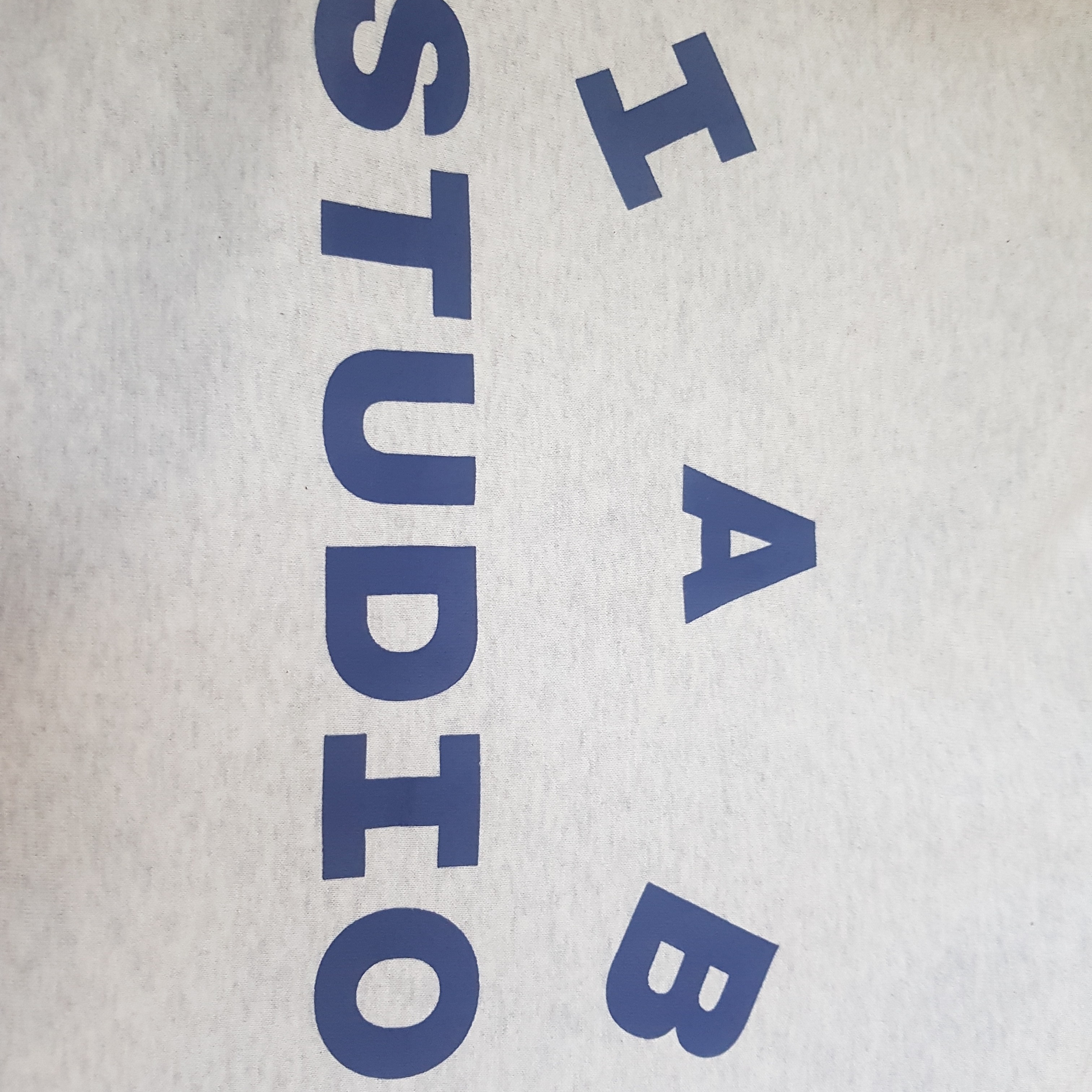 IAB Studio Half Zip Pullover Light Gray 착용 스타일