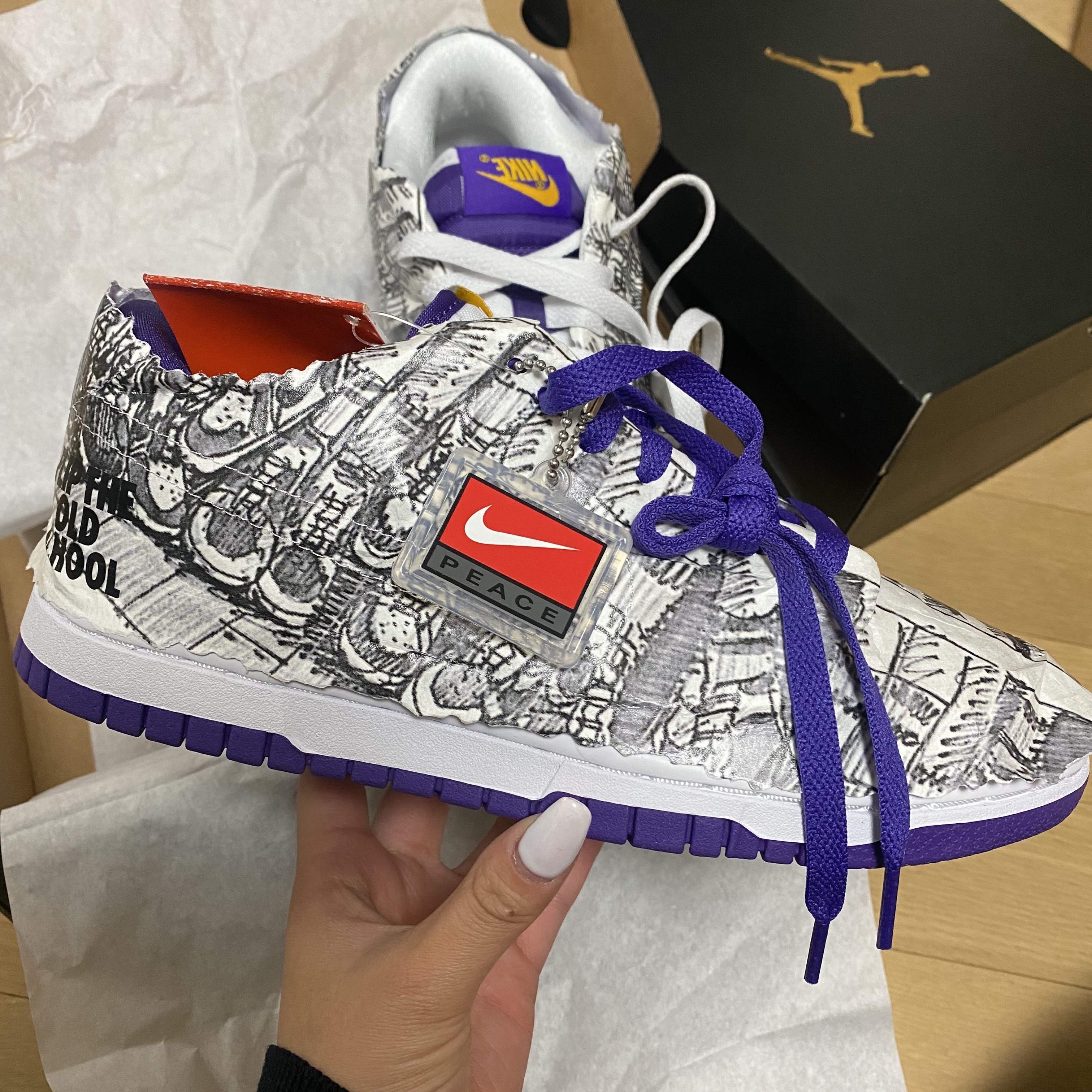 (W) Nike Dunk Low SE Flip 착용 스타일