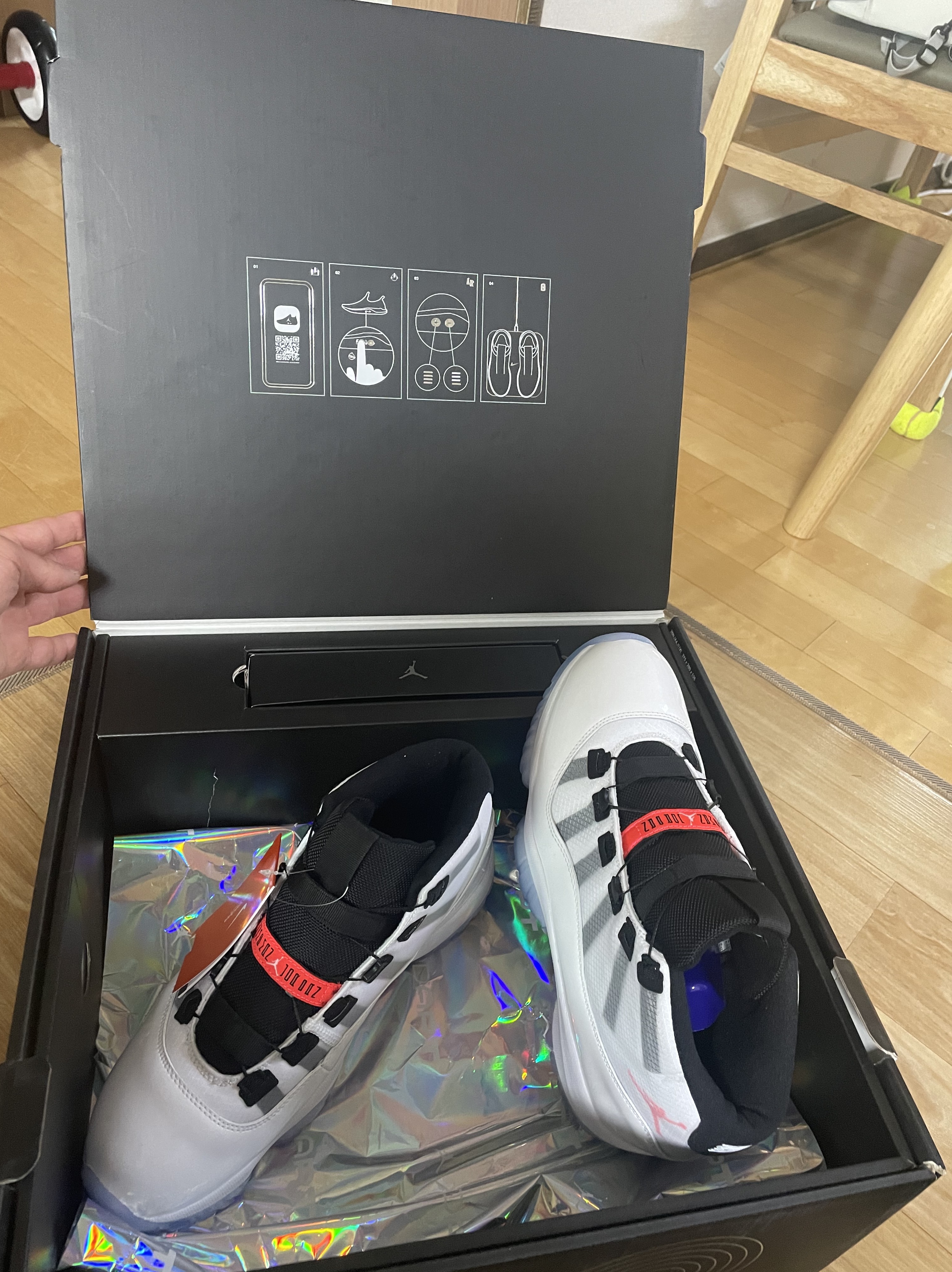 Jordan 11 Adapt (KR Charger) 착용 스타일