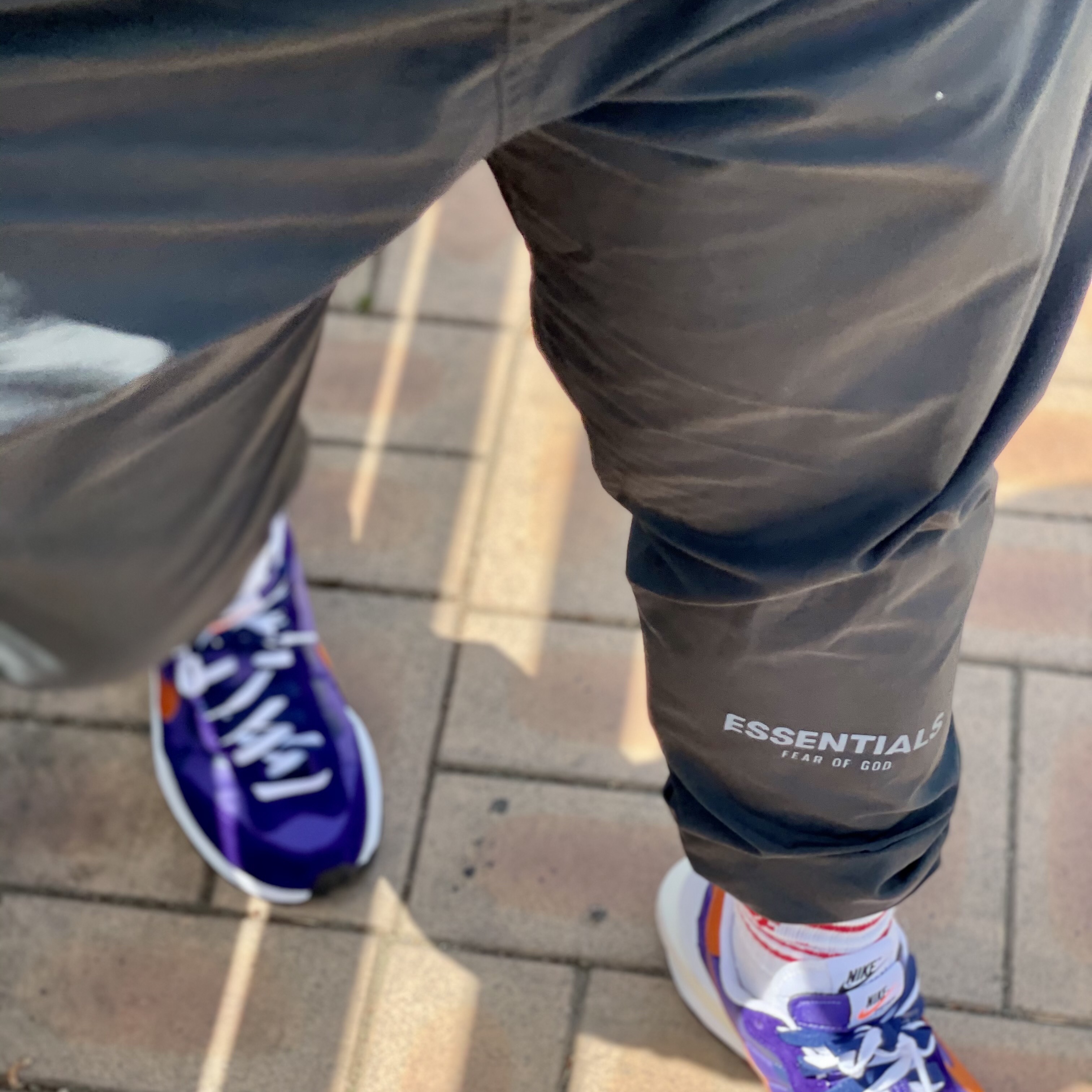 Nike x Sacai VaporWaffle Dark Iris, Adidas Yeezy Boost 350 V2 Zebra 2017/2019/2020 착용 스타일 - 3