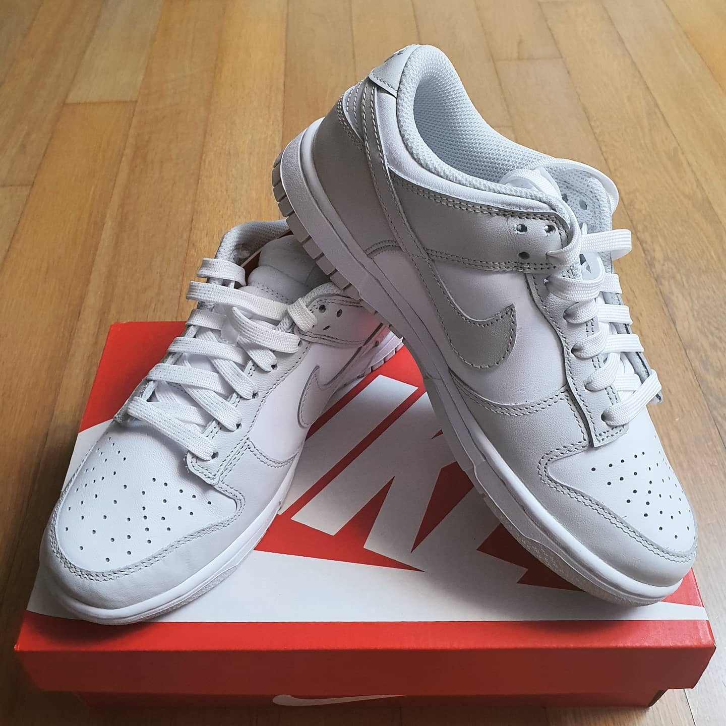 (W) Nike Dunk Low Photon Dust 착용 스타일 - 2