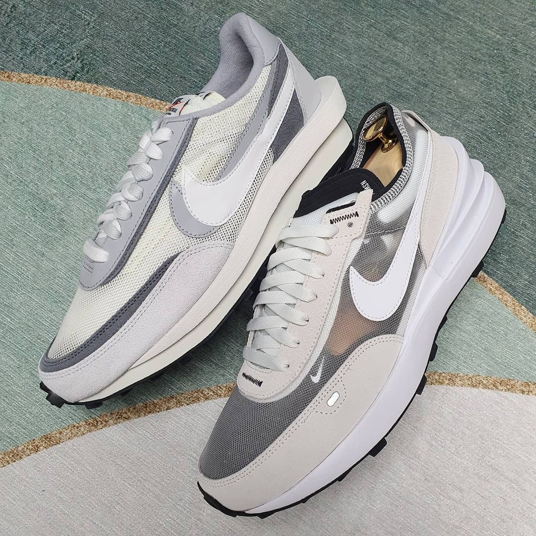 Nike Waffle One Infinite Lilac, Nike x Sacai LDWaffle Summit White 착용 스타일 - 1