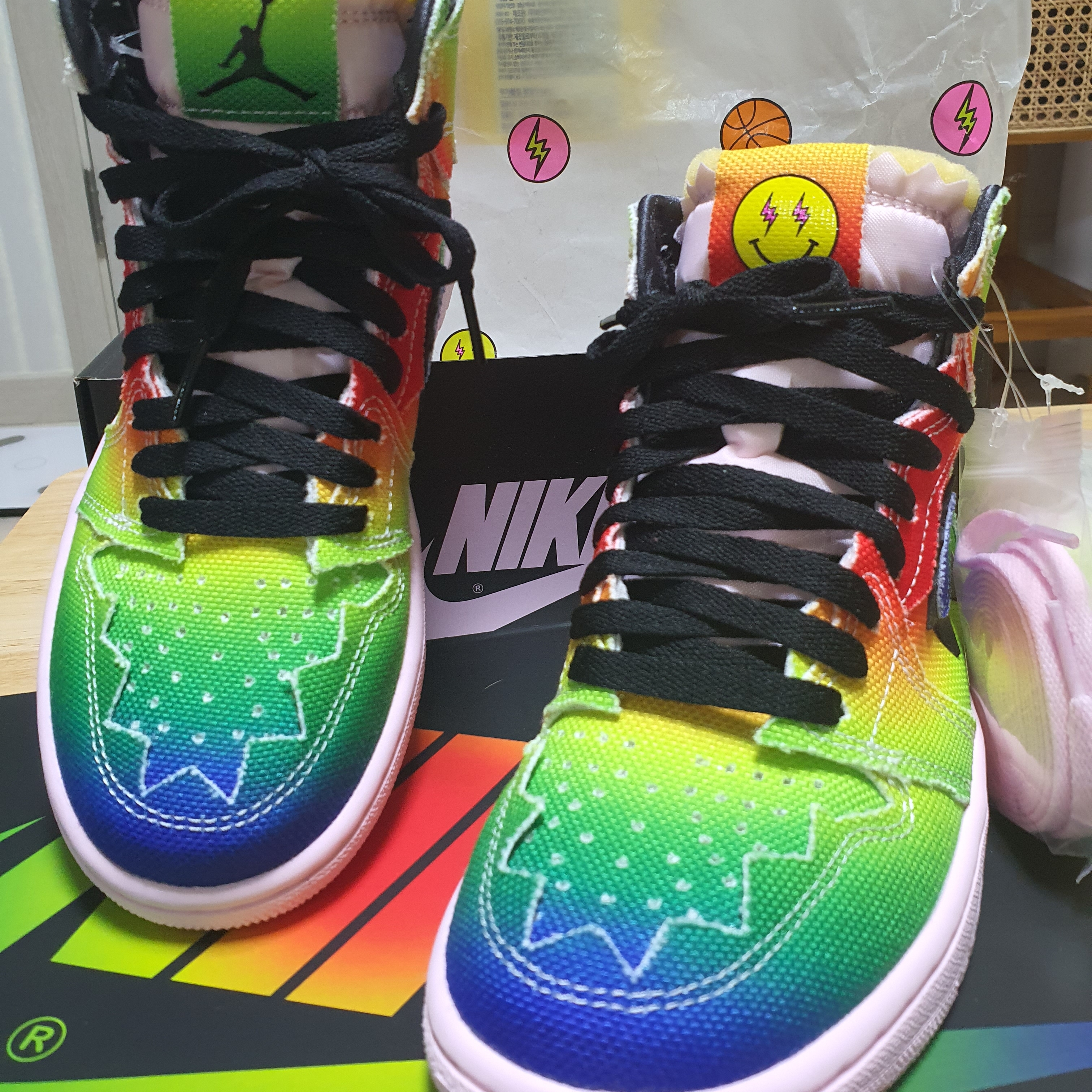 Jordan 1 x J Balvin Retro High OG 착용 스타일 - 2