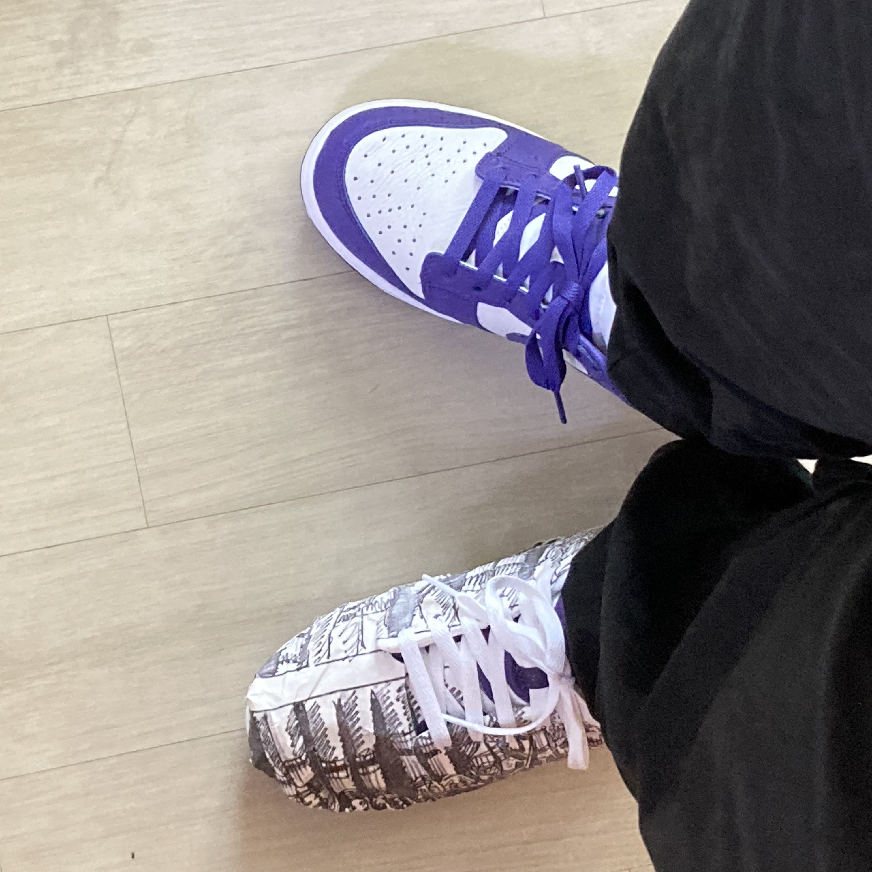 (W) Nike Dunk Low SE Flip 착용 스타일 - 2