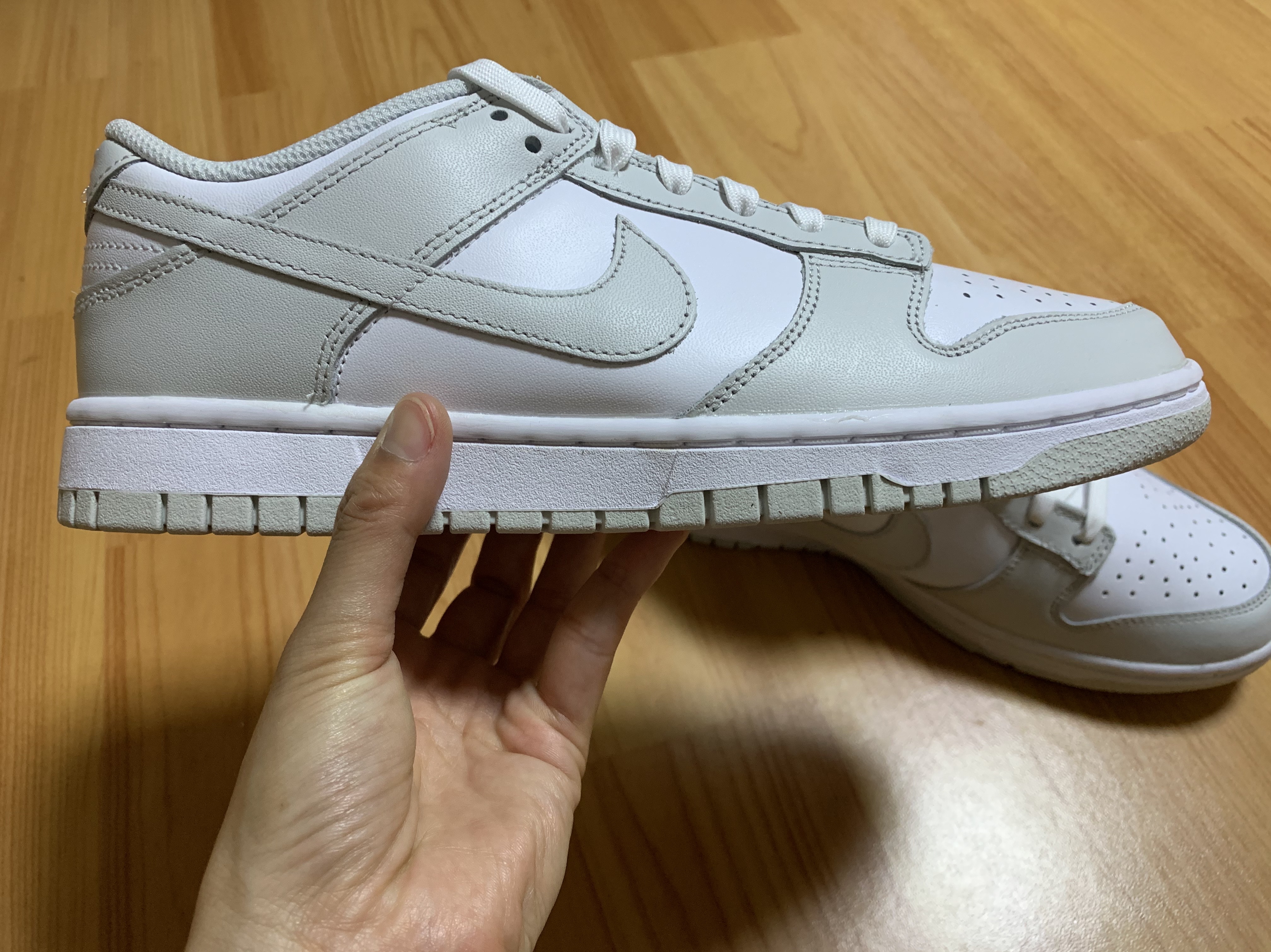 (W) Nike Dunk Low Photon Dust 착용 스타일 - 2