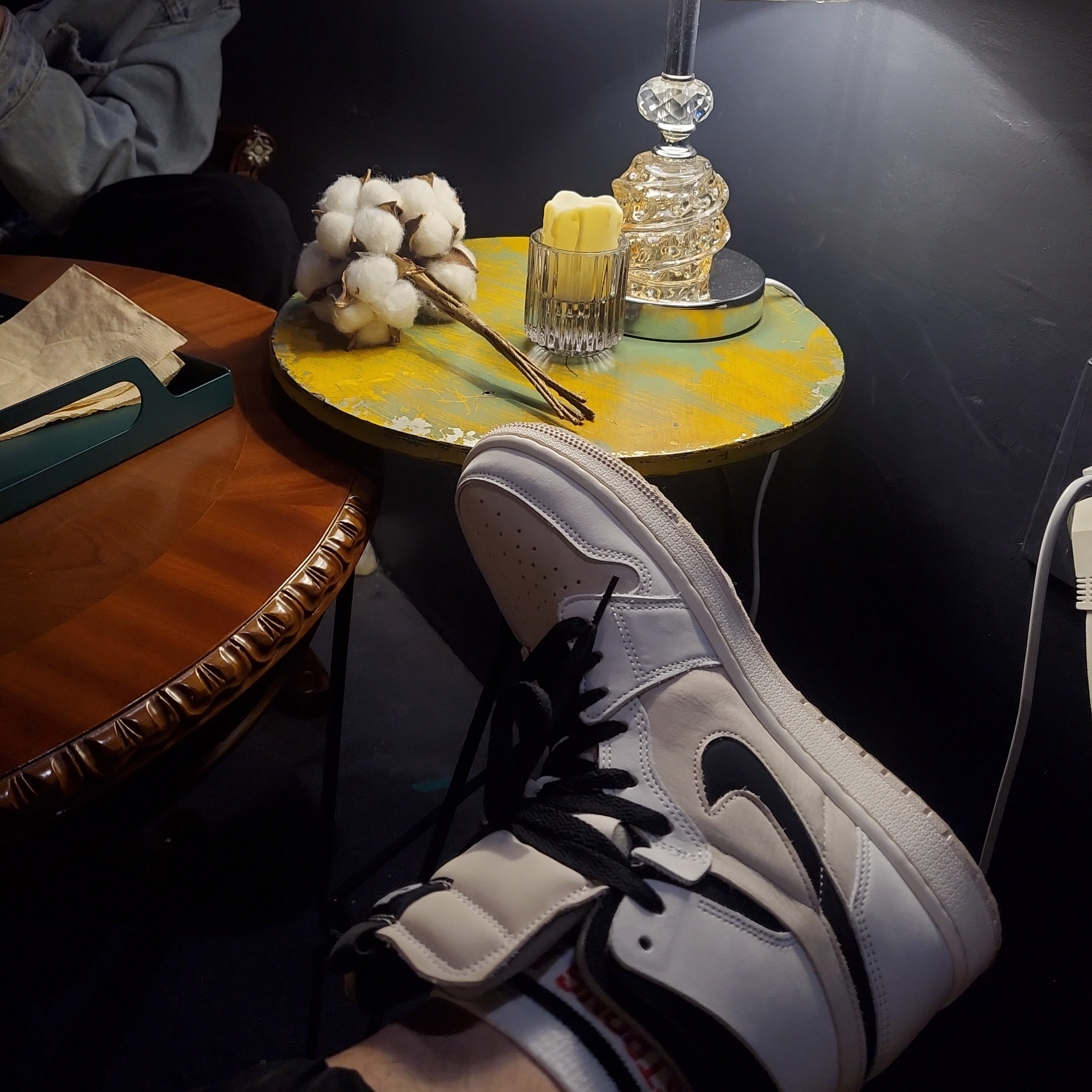 (W) Jordan 1 Zoom Air CMFT Summit Sail 착용 스타일 - 2