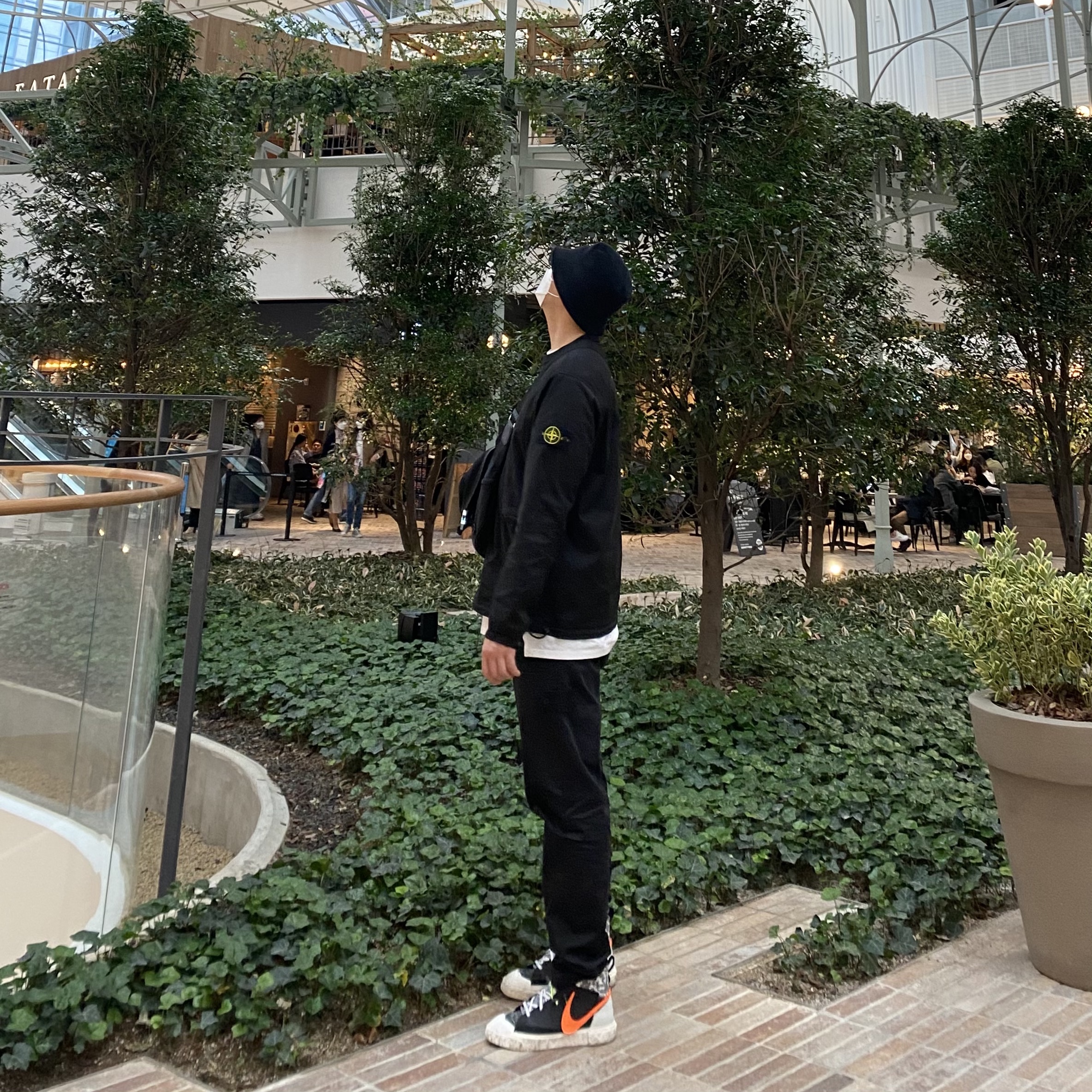 Nike x Readymade Blazer Mid Black 착용 스타일