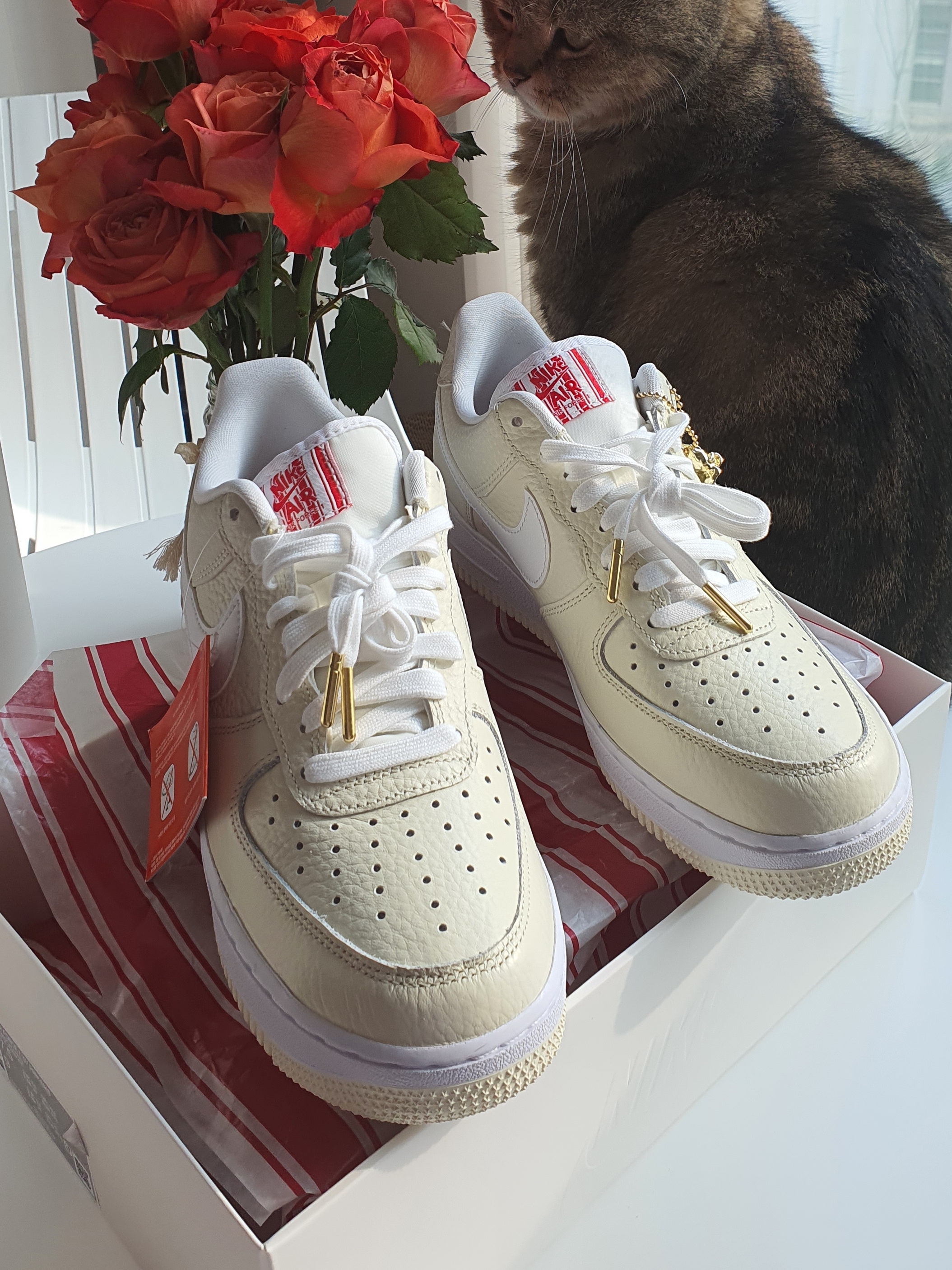 Nike Air Force 1 '07 PRM Popcorn 착용 스타일 - 1