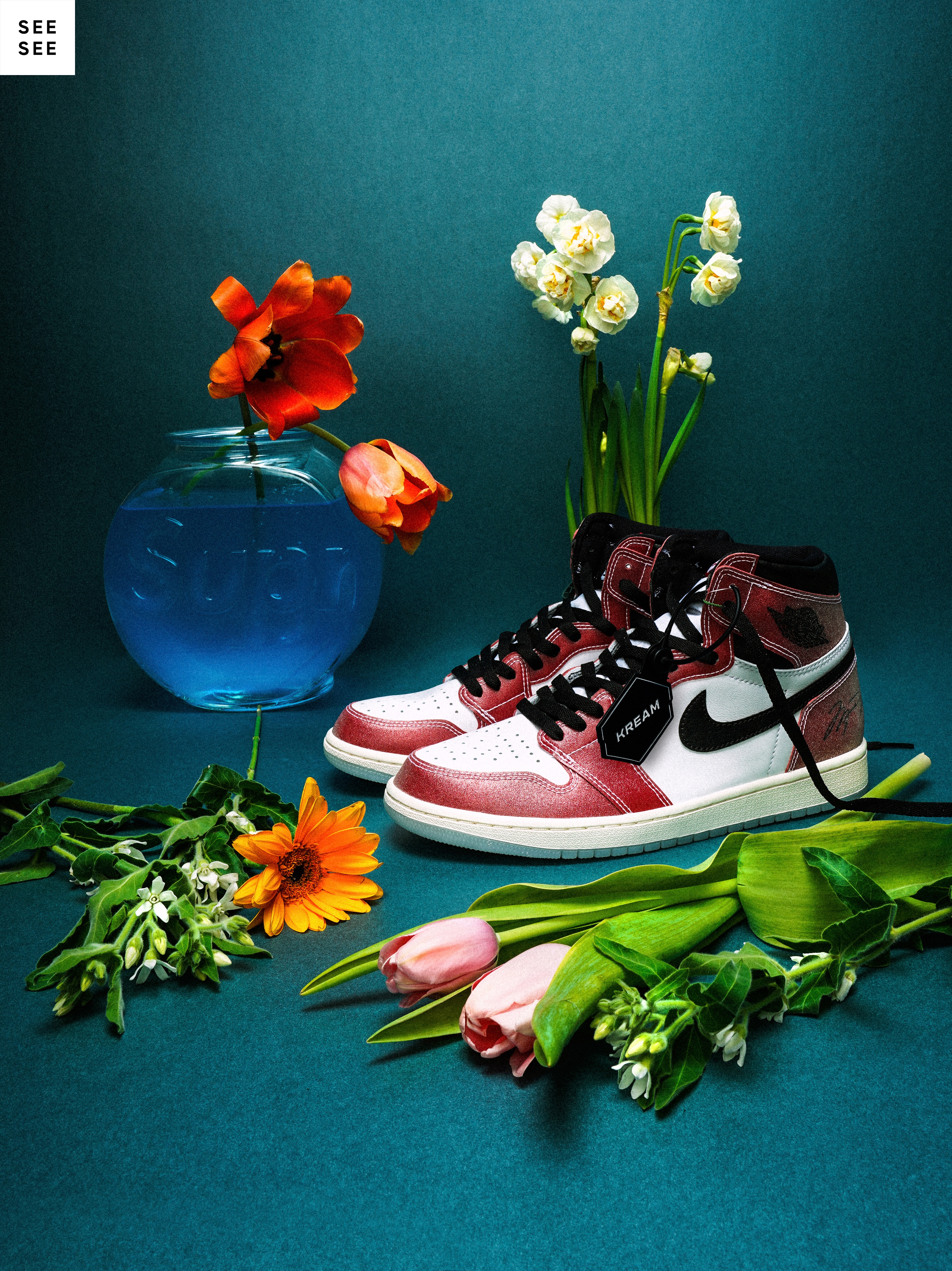 Jordan 1 x Trophy Room Retro High OG SP Chicago 착용 스타일 - 1