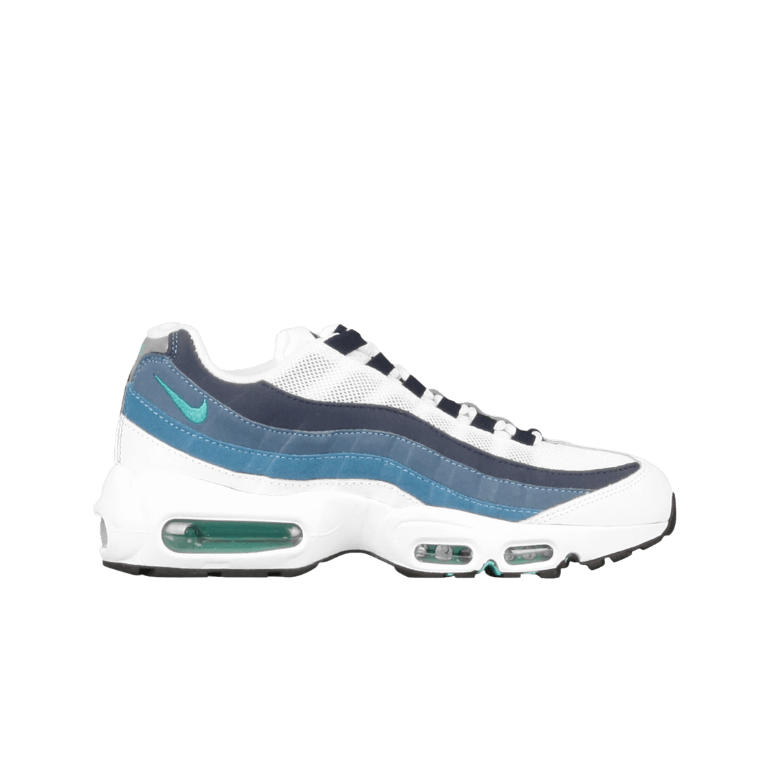 (W) 나이키 에어맥스 95 뉴 그린 인디고 블루((W) Nike Air Max 95 New Green Indigo Blue)