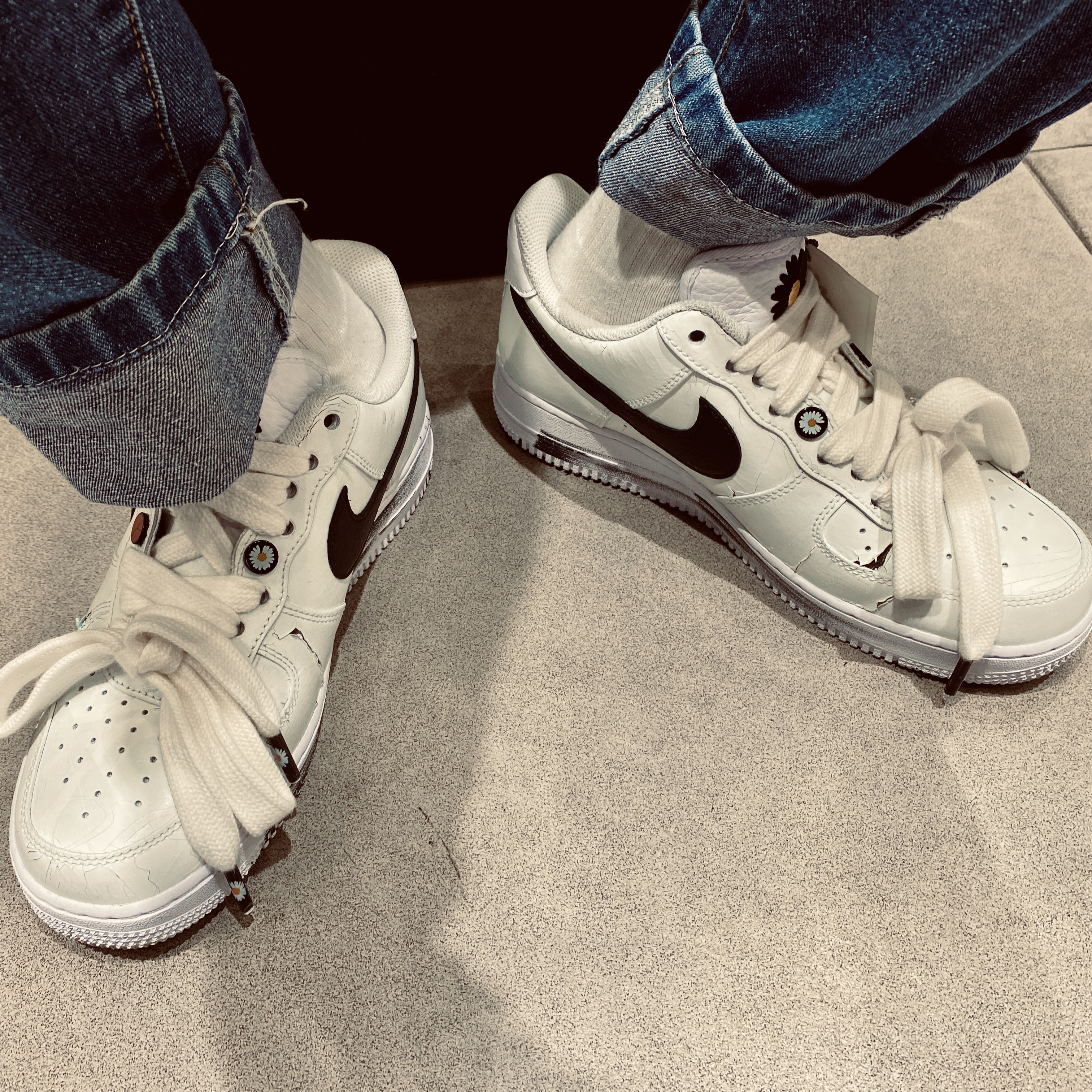 Nike x Peaceminusone Air Force 1 Low Para-Noise 2.0 착용 스타일