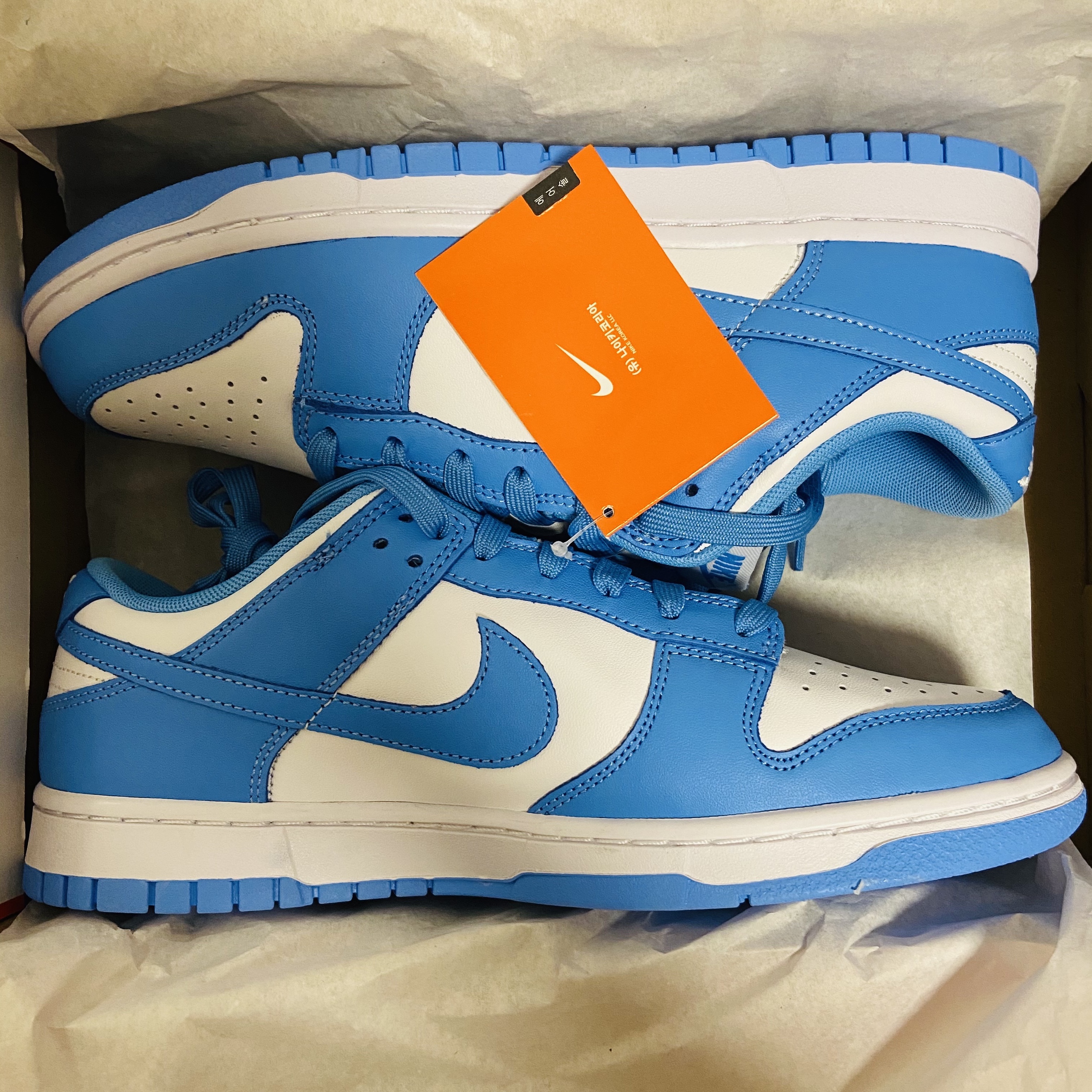 Nike Dunk Low Retro University Blue 착용 스타일