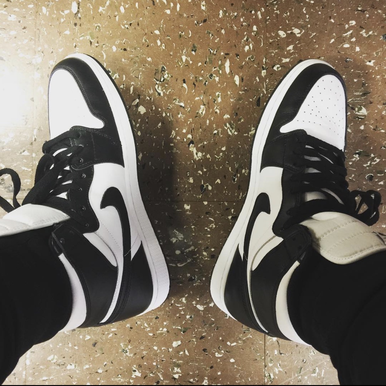 Jordan 1 Retro High OG Black White 2014 착용 스타일