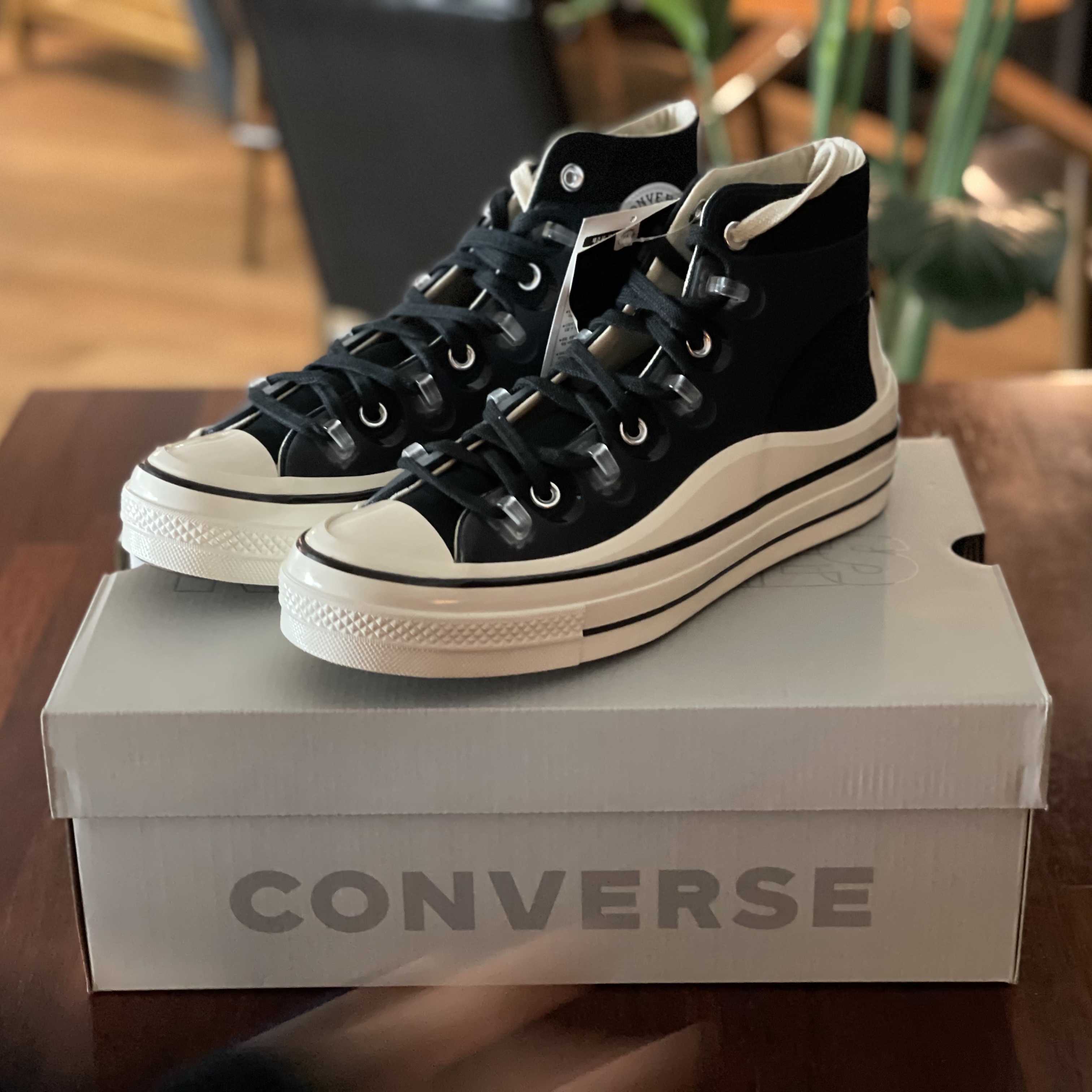 Converse x Kim Jones Chuck 70 Utility Wave High Black 착용 스타일