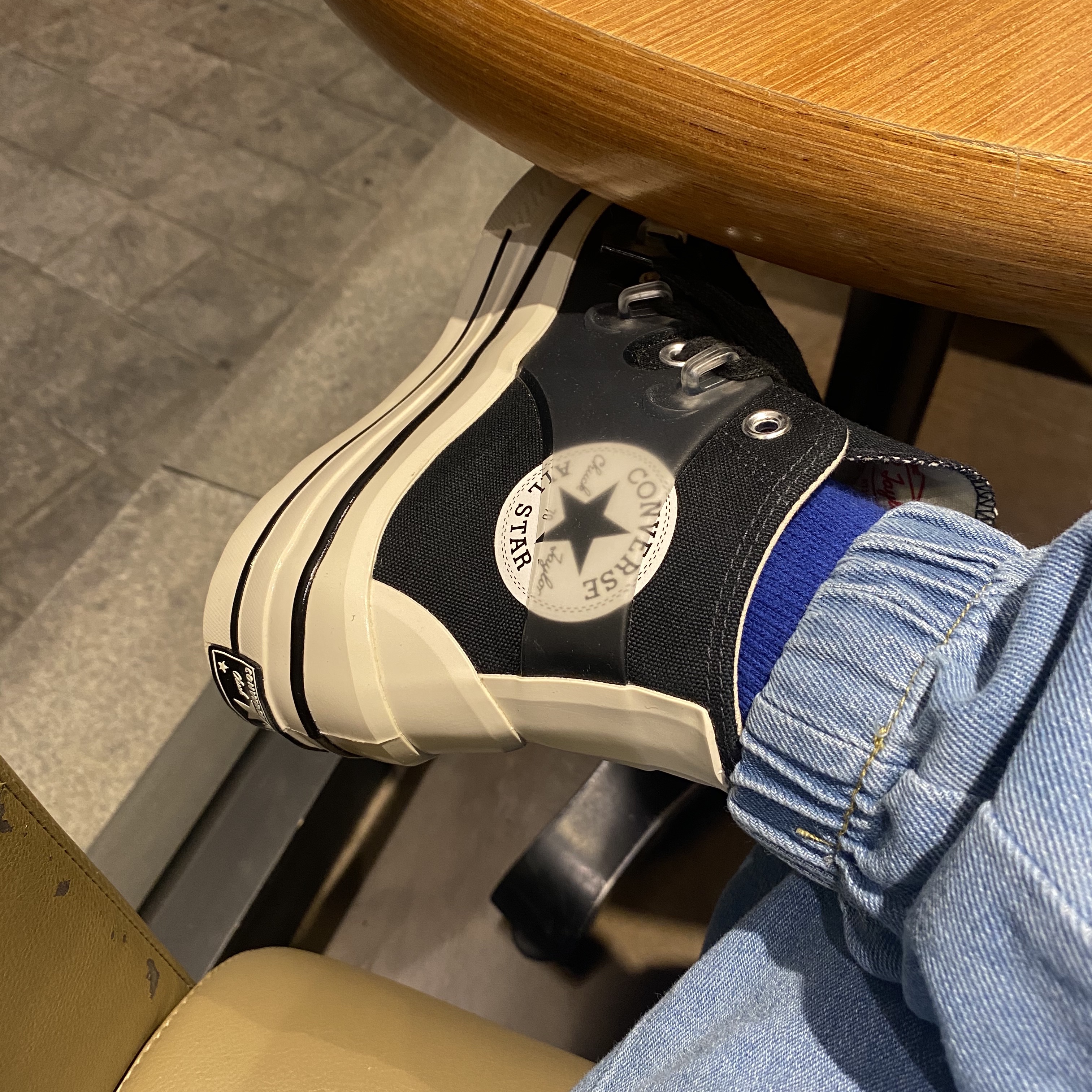 Converse x Kim Jones Chuck 70 Utility Wave High Black 착용 스타일