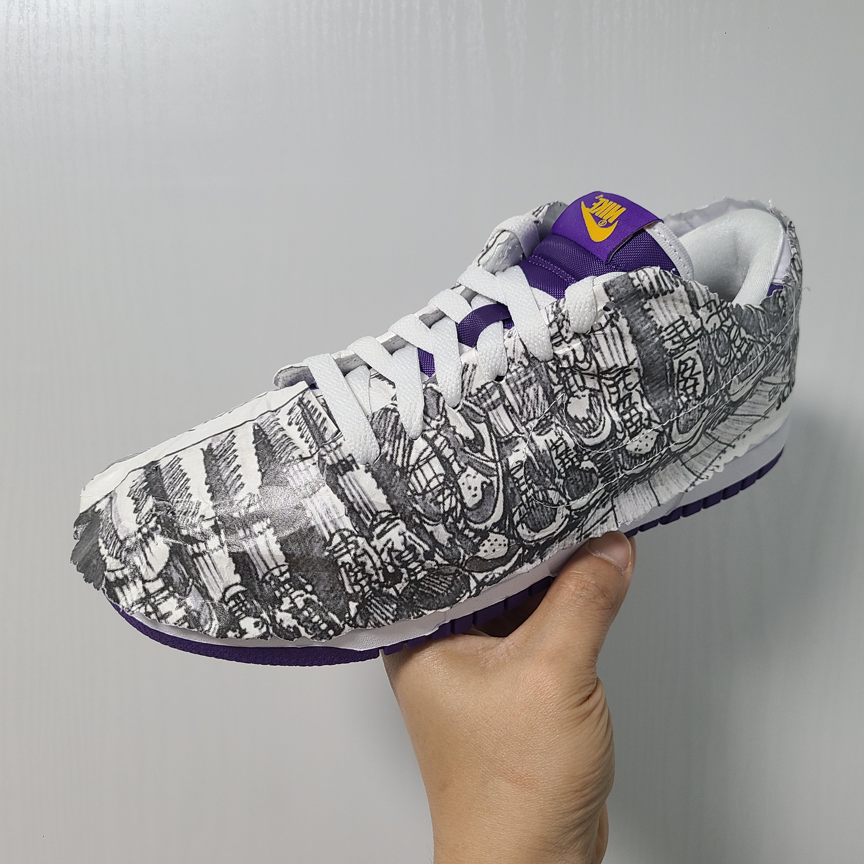 (W) Nike Dunk Low SE Flip 착용 스타일