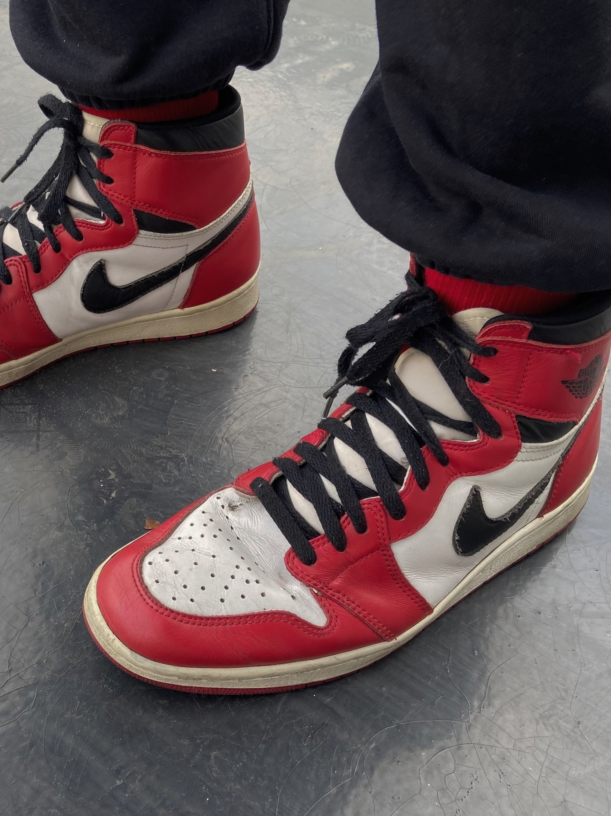 Jordan 1 Retro Chicago 1994 착용 스타일 - 2