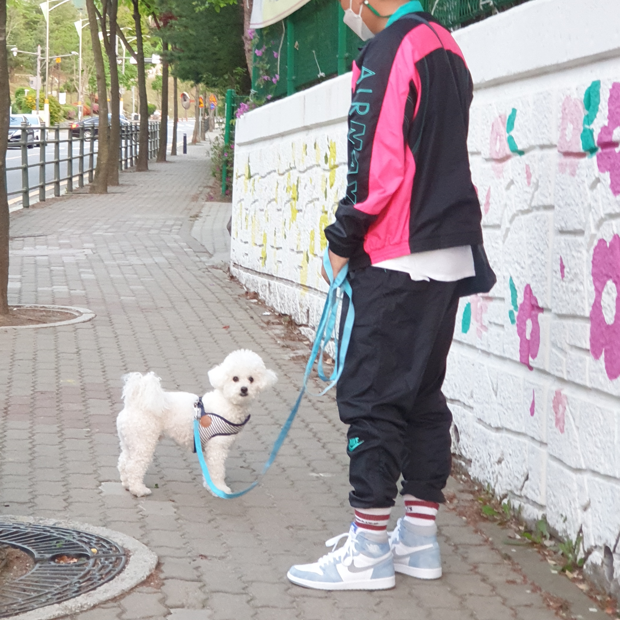 Nike x Atmos NRG Vintage PTHWK Track Jacket Black, Nike x Atmos NRG Vintage PTHWK Track Pants Black 착용 스타일