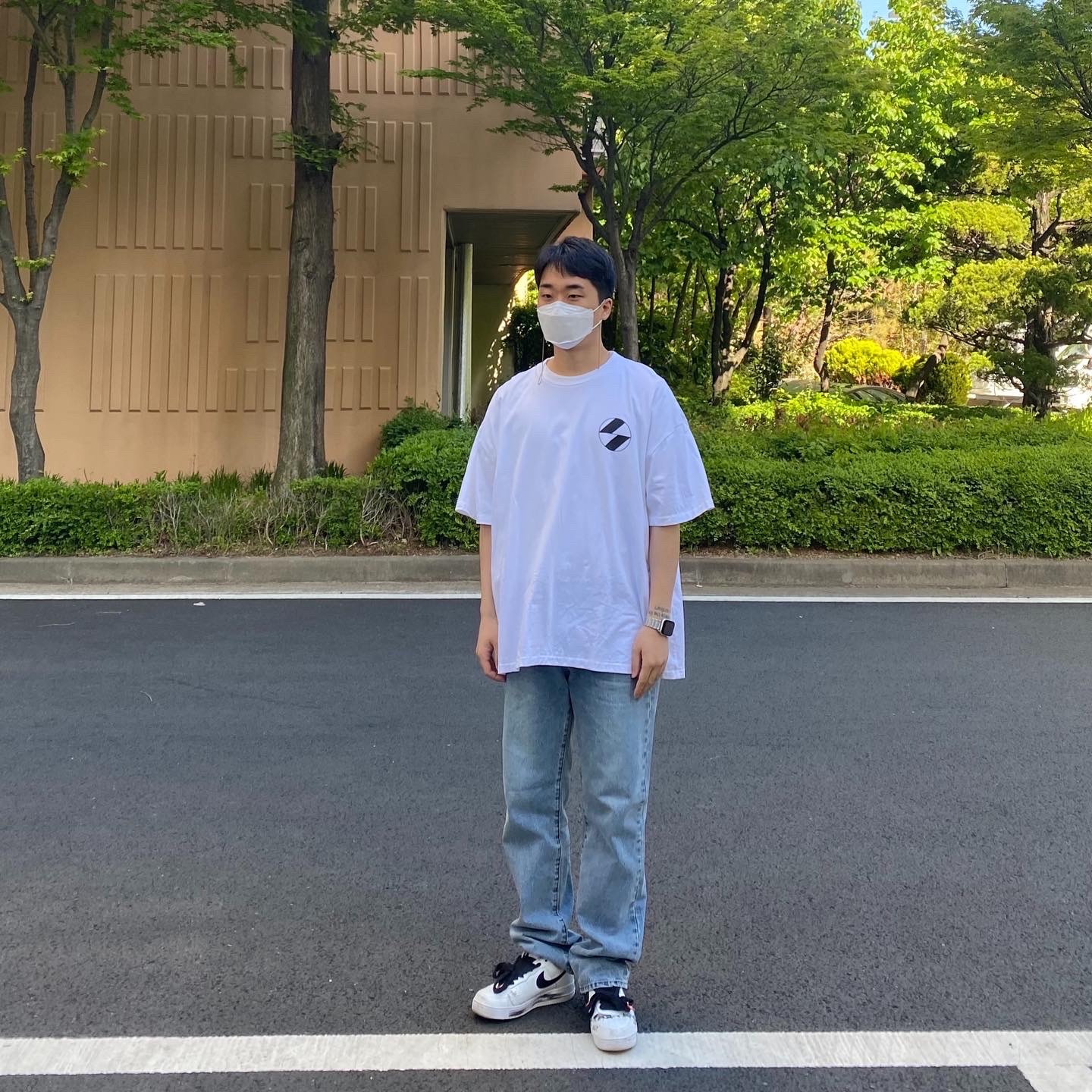 Nike x Peaceminusone Air Force 1 Low Para-Noise 2.0 착용 스타일