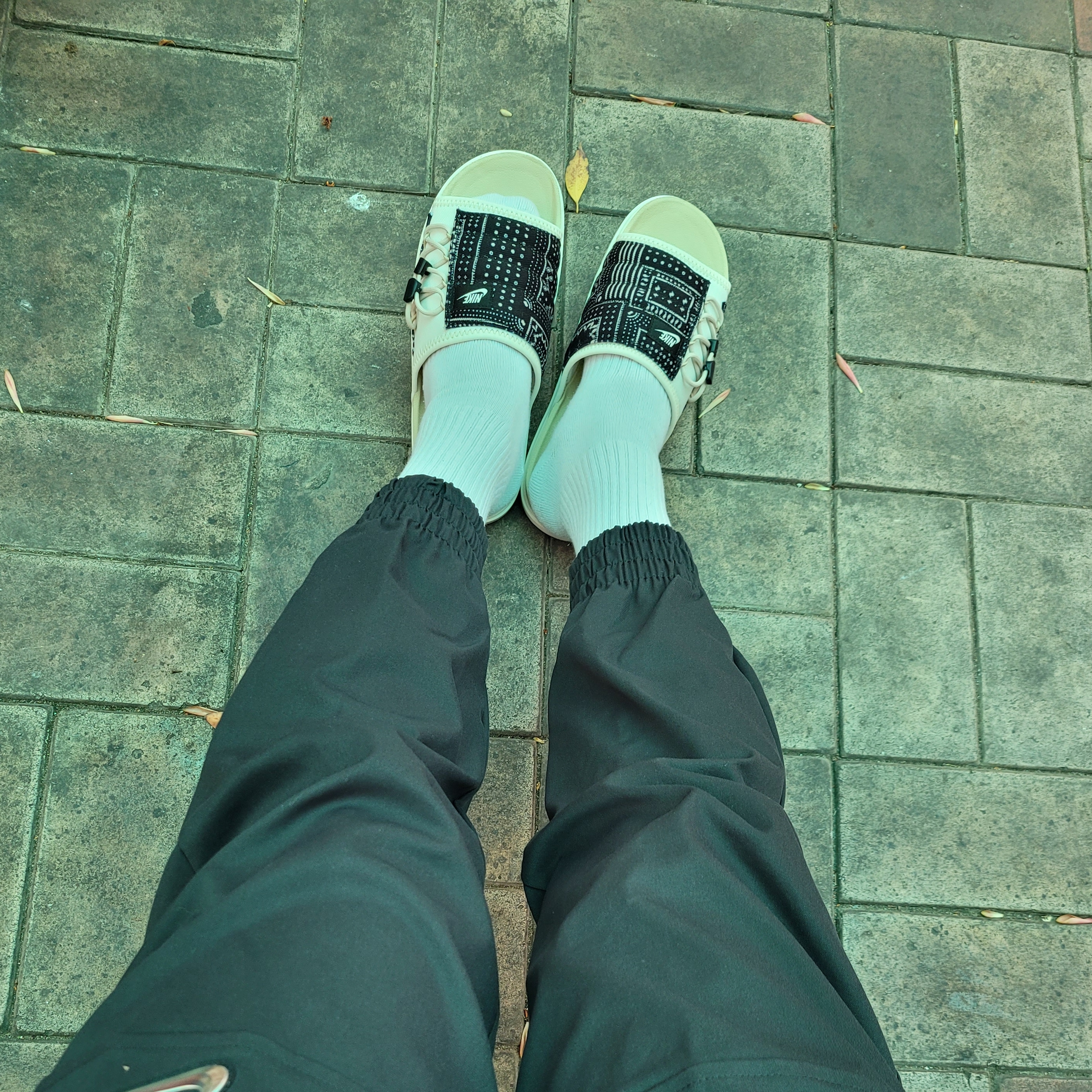 Nike Asuna Slide Pale Ivory Rattan ์ฐฉ์ฉ ์คํ์ผ - 2