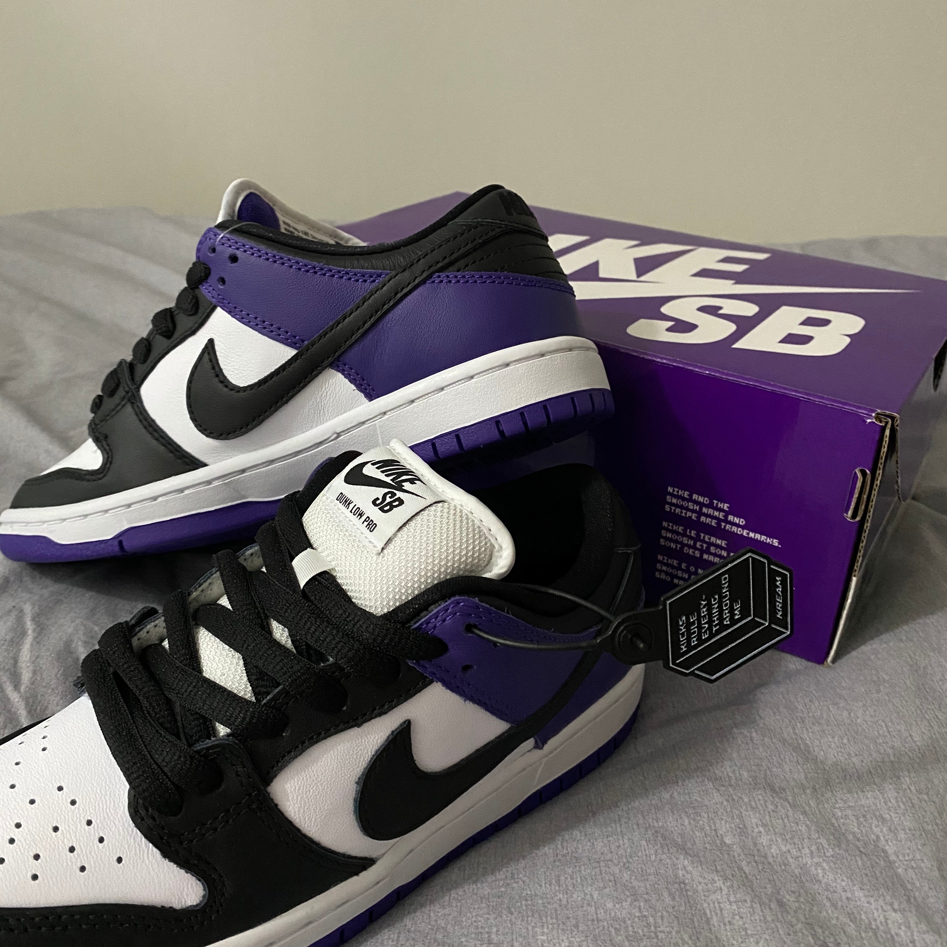 Nike SB Dunk Low Pro Court Purple 착용 스타일