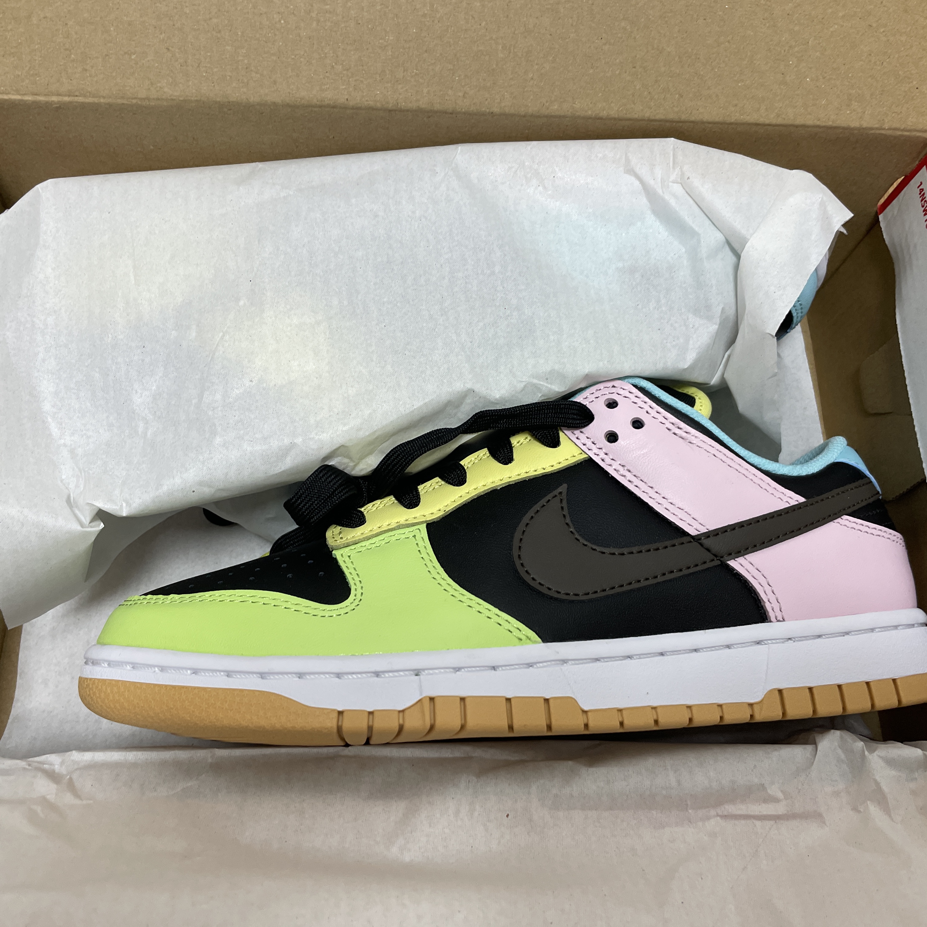 Nike Dunk Low SE Free.99 Black 착용 스타일 - 4