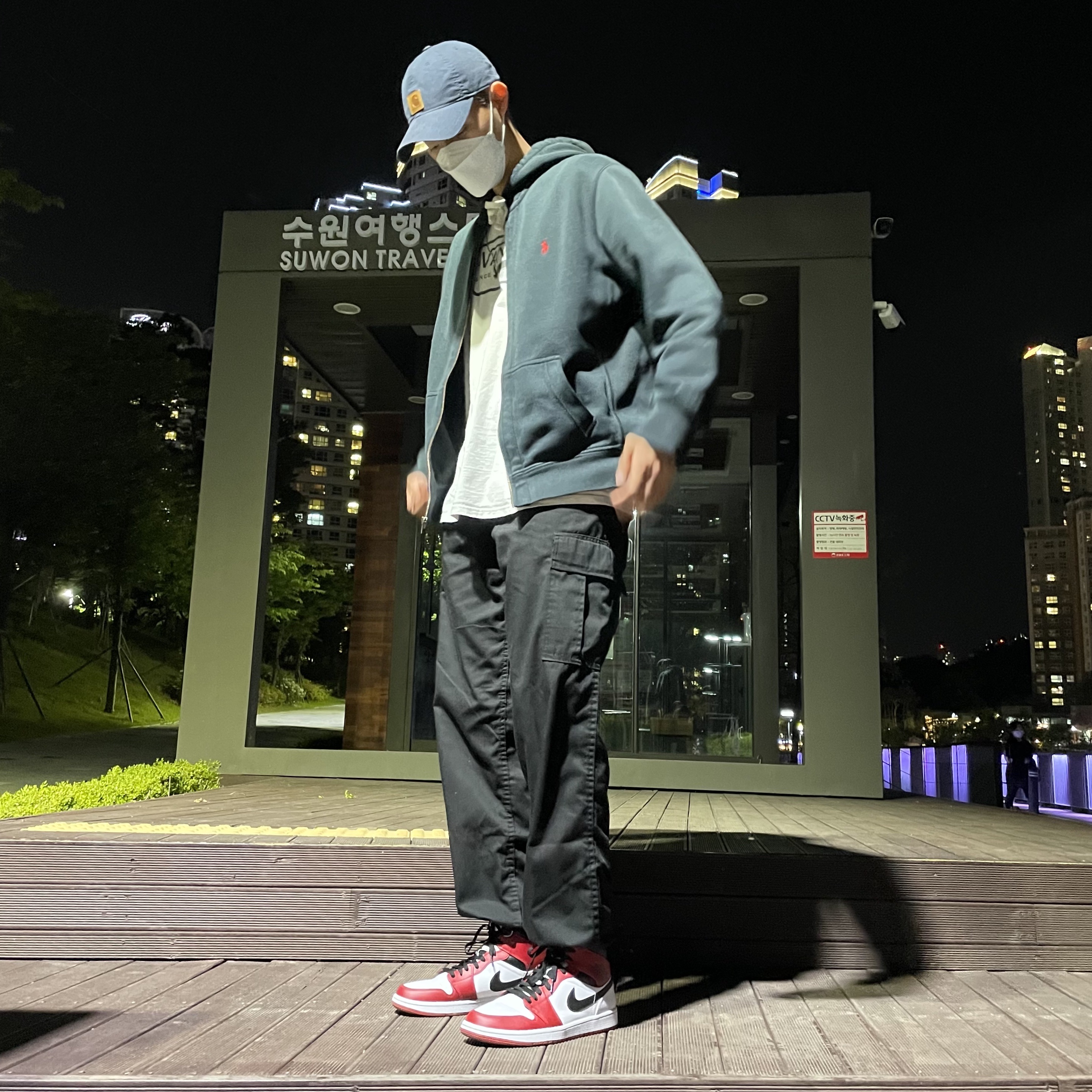 Jordan 1 Mid Chicago 2020 착용 스타일