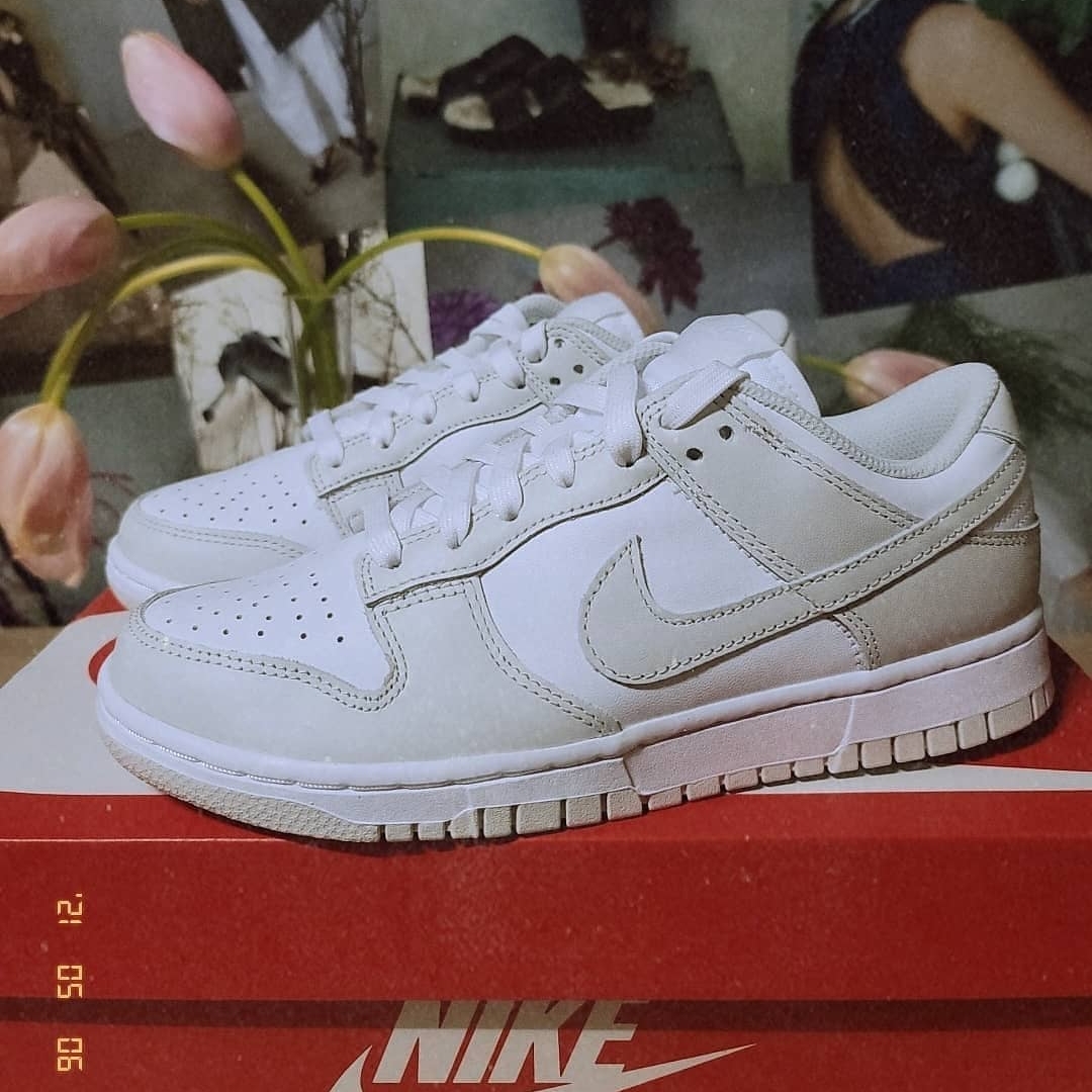 (W) Nike Dunk Low Photon Dust 착용 스타일