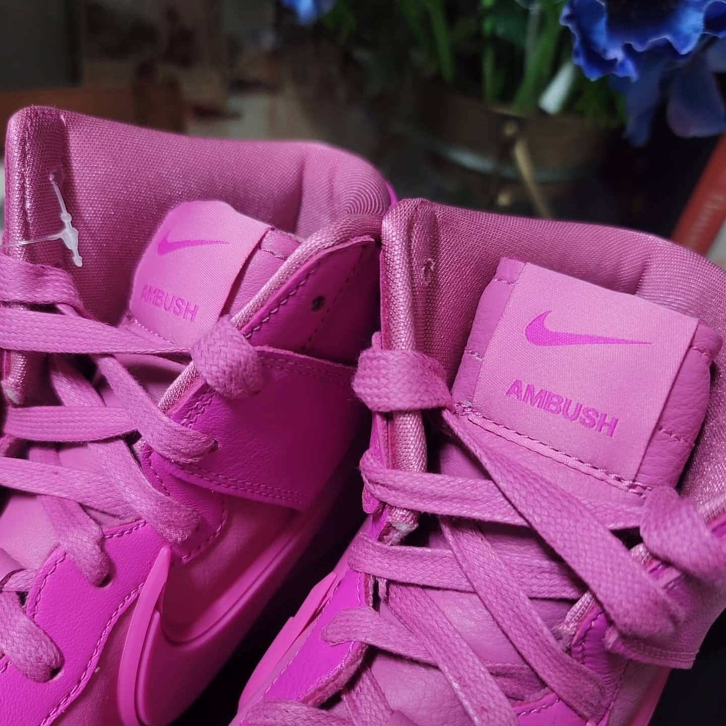 Nike x Ambush Dunk High Black, Nike x Ambush Dunk High Cosmic Fuchsia 착용 스타일 - 5