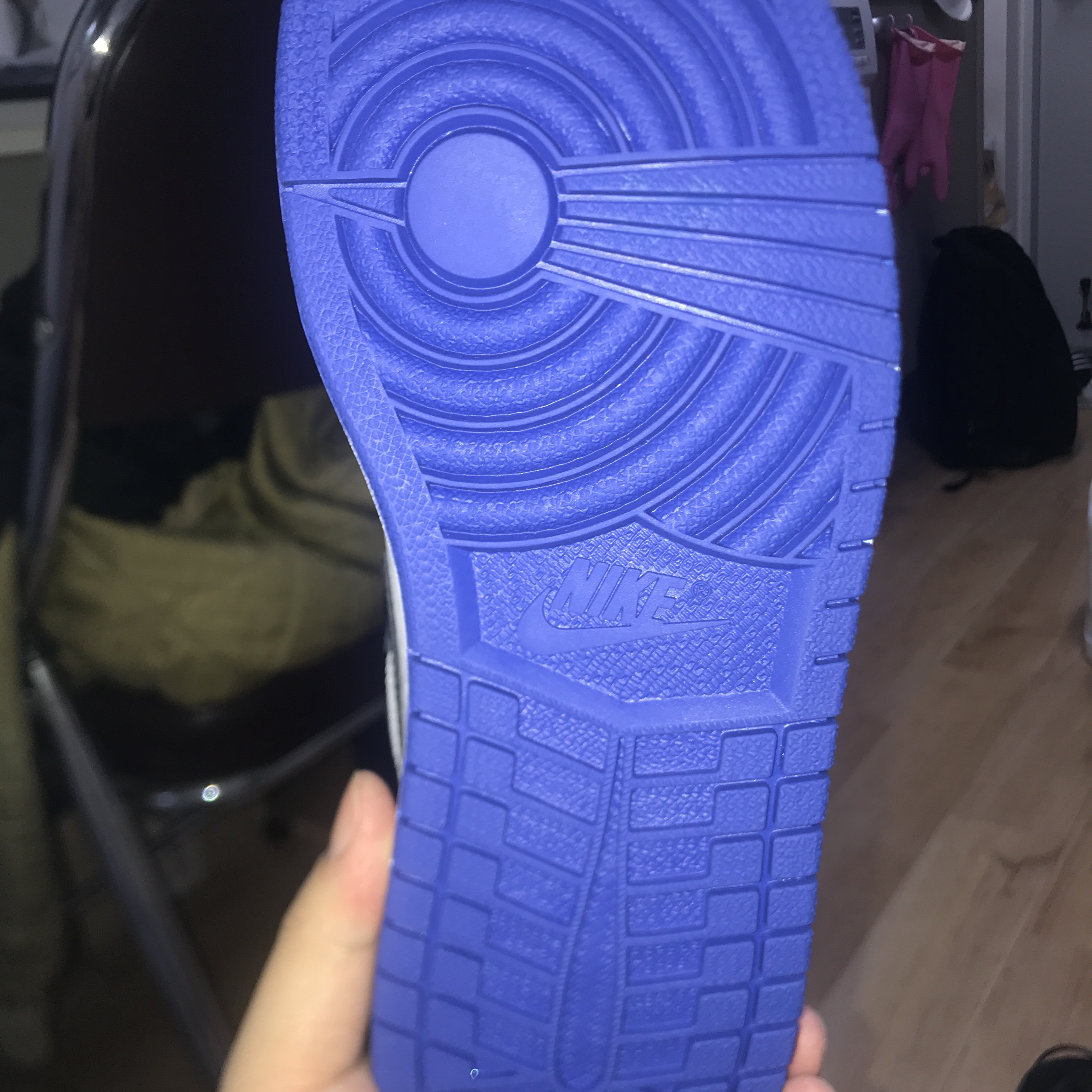 Jordan 1 Retro High OG Royal Toe, (GS) Jordan 1 Retro High OG Royal Toe 착용 스타일 - 4