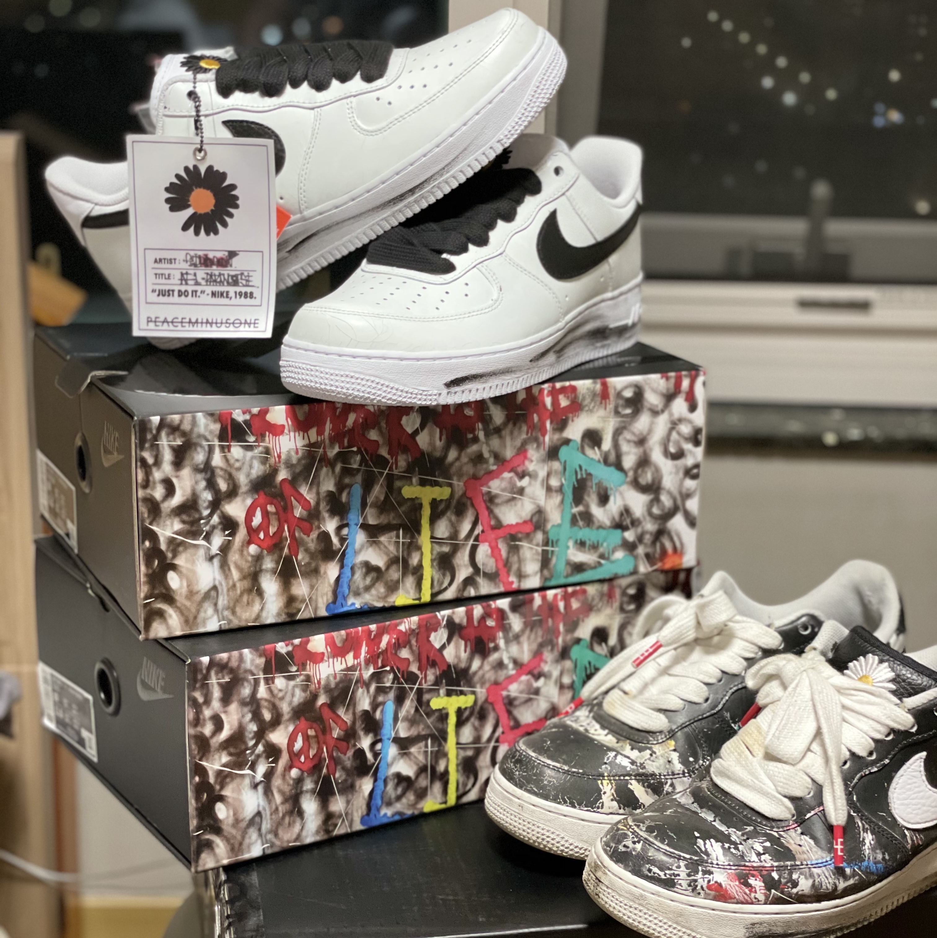 Nike x Peaceminusone Air Force 1 Low Para-Noise 2.0, Nike x Peaceminusone Air Force 1 Low Para-Noise 착용 스타일