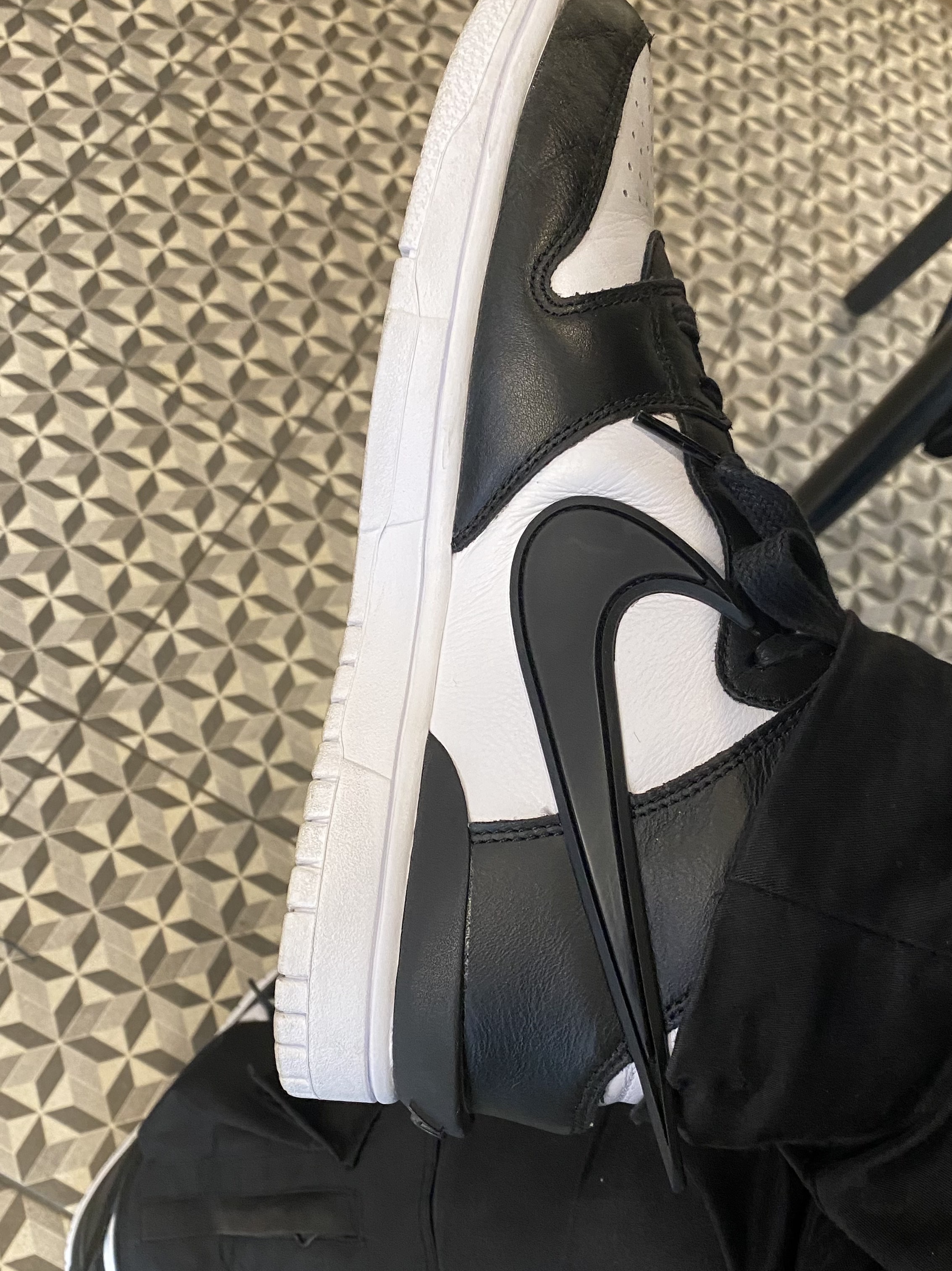 Nike x Ambush Dunk High Black 착용 스타일
