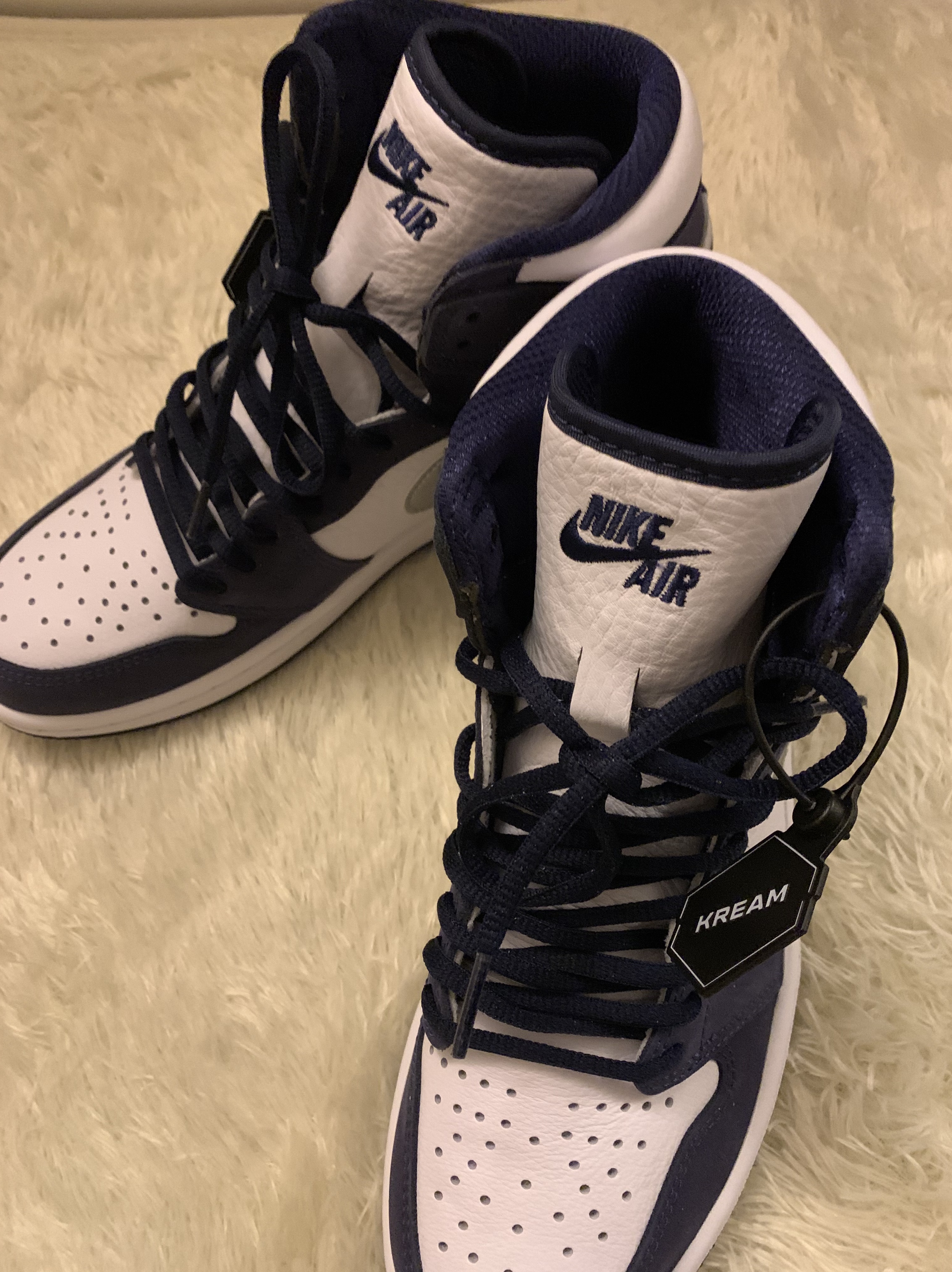 Jordan 1 Retro High OG CO.JP Midnight Navy 착용 스타일 - 2
