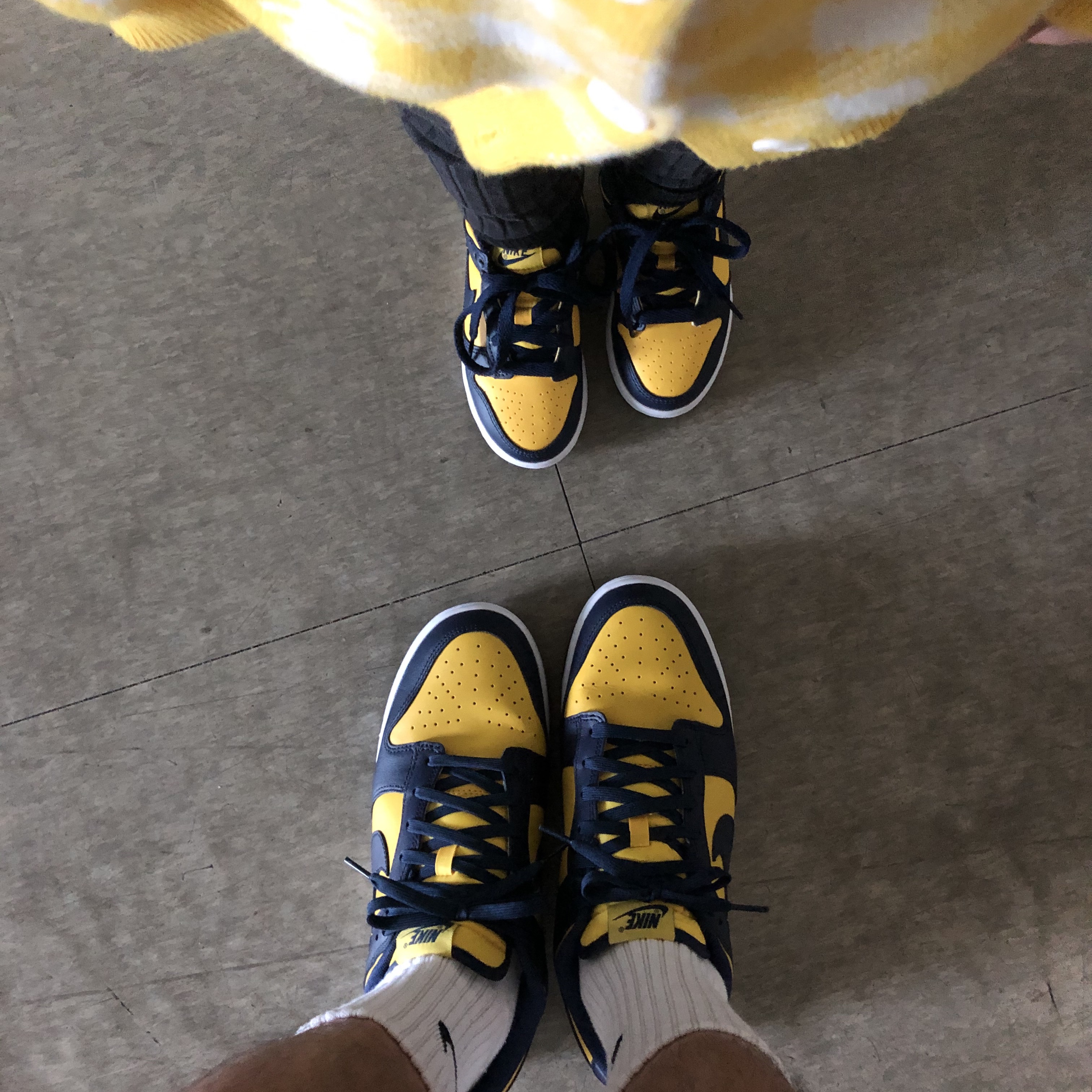 Nike Dunk Low Retro Varsity Maize, (PS) Nike Dunk Low Varsity Maize 착용 스타일