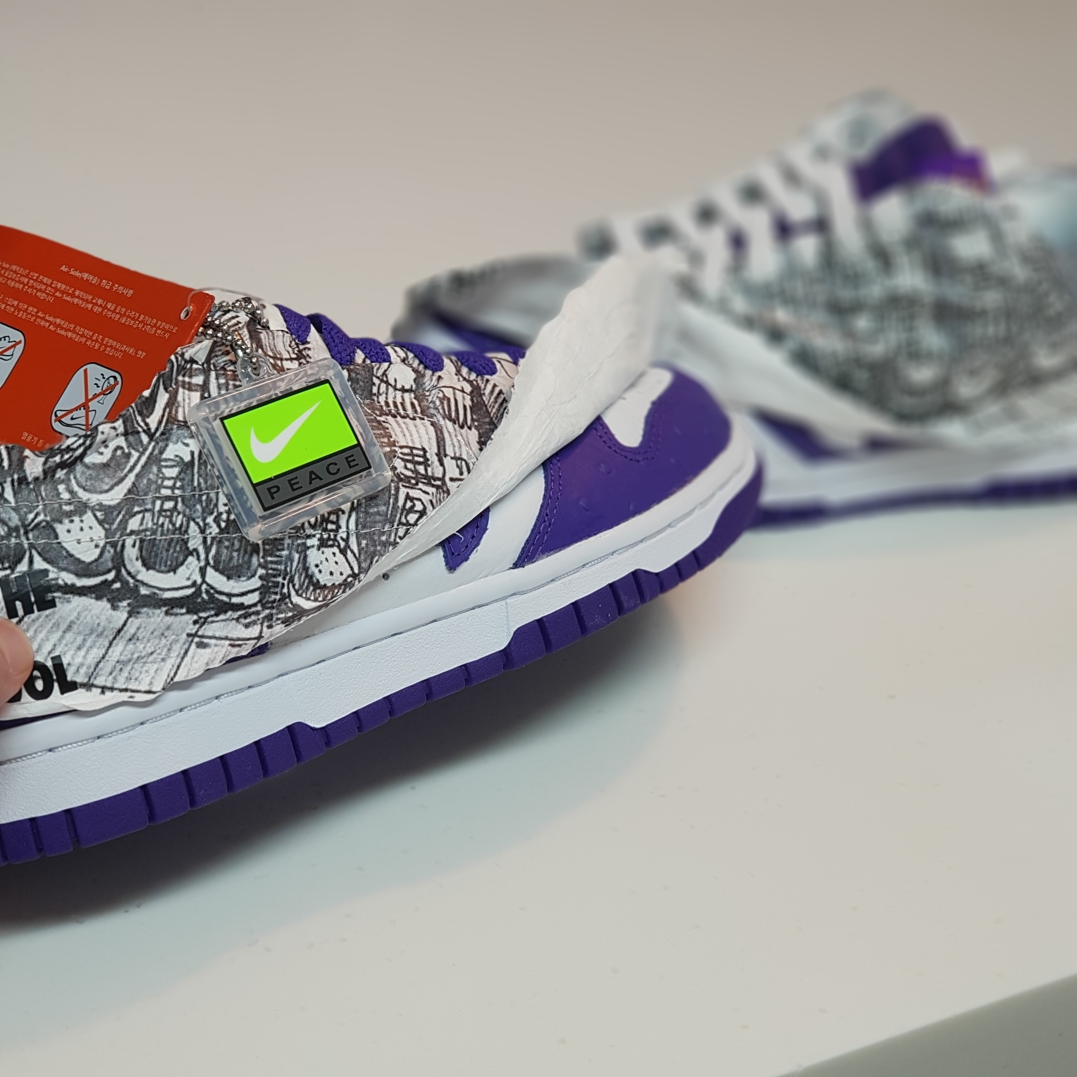 (W) Nike Dunk Low SE Flip 착용 스타일