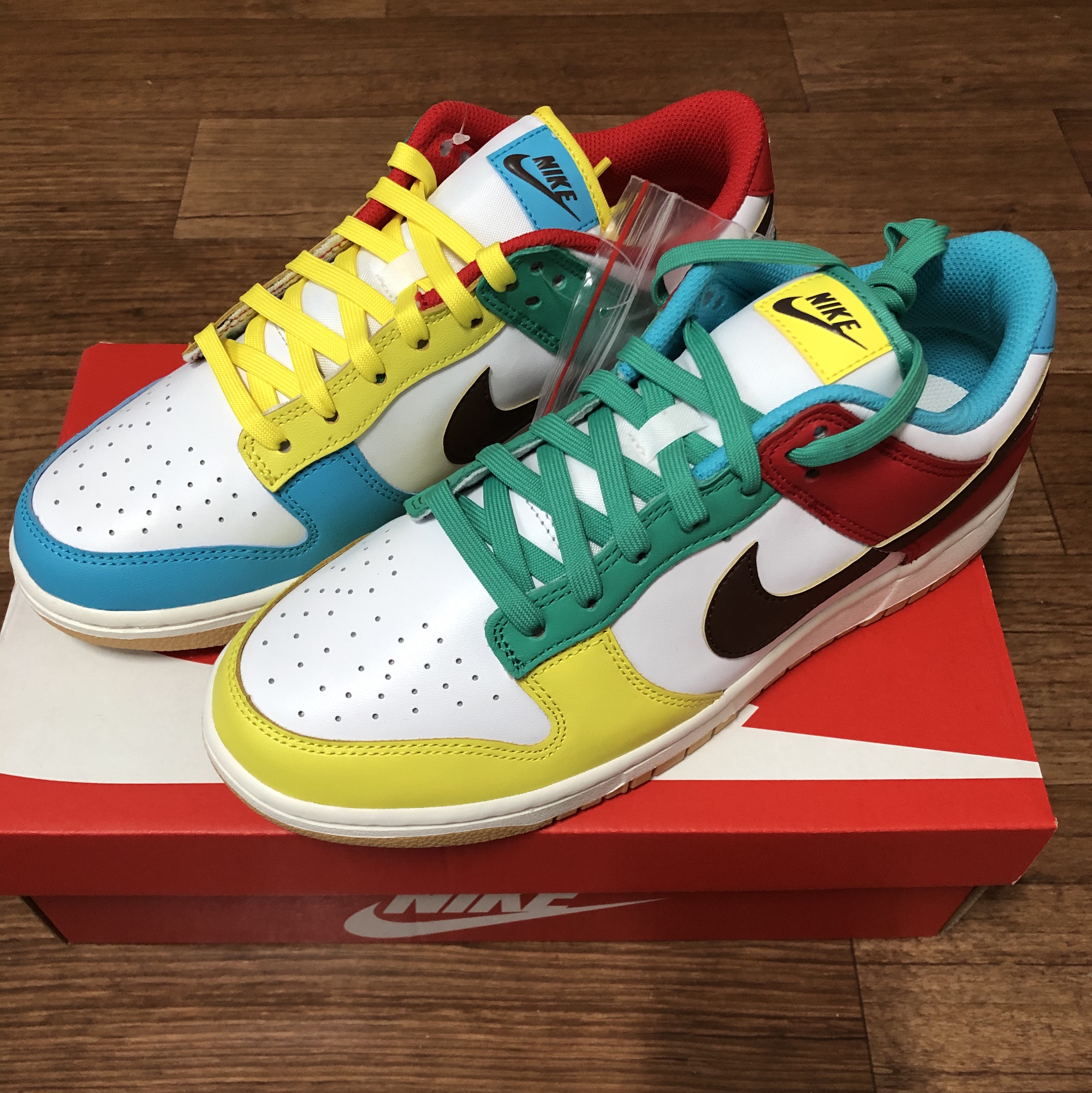 Nike Dunk Low SE Free.99 White 착용 스타일 - 1