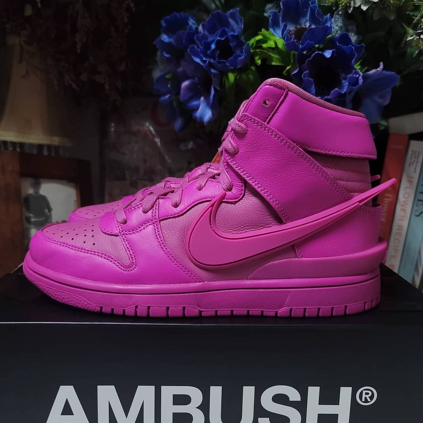 Nike x Ambush Dunk High Black, Nike x Ambush Dunk High Cosmic Fuchsia 착용 스타일 - 3