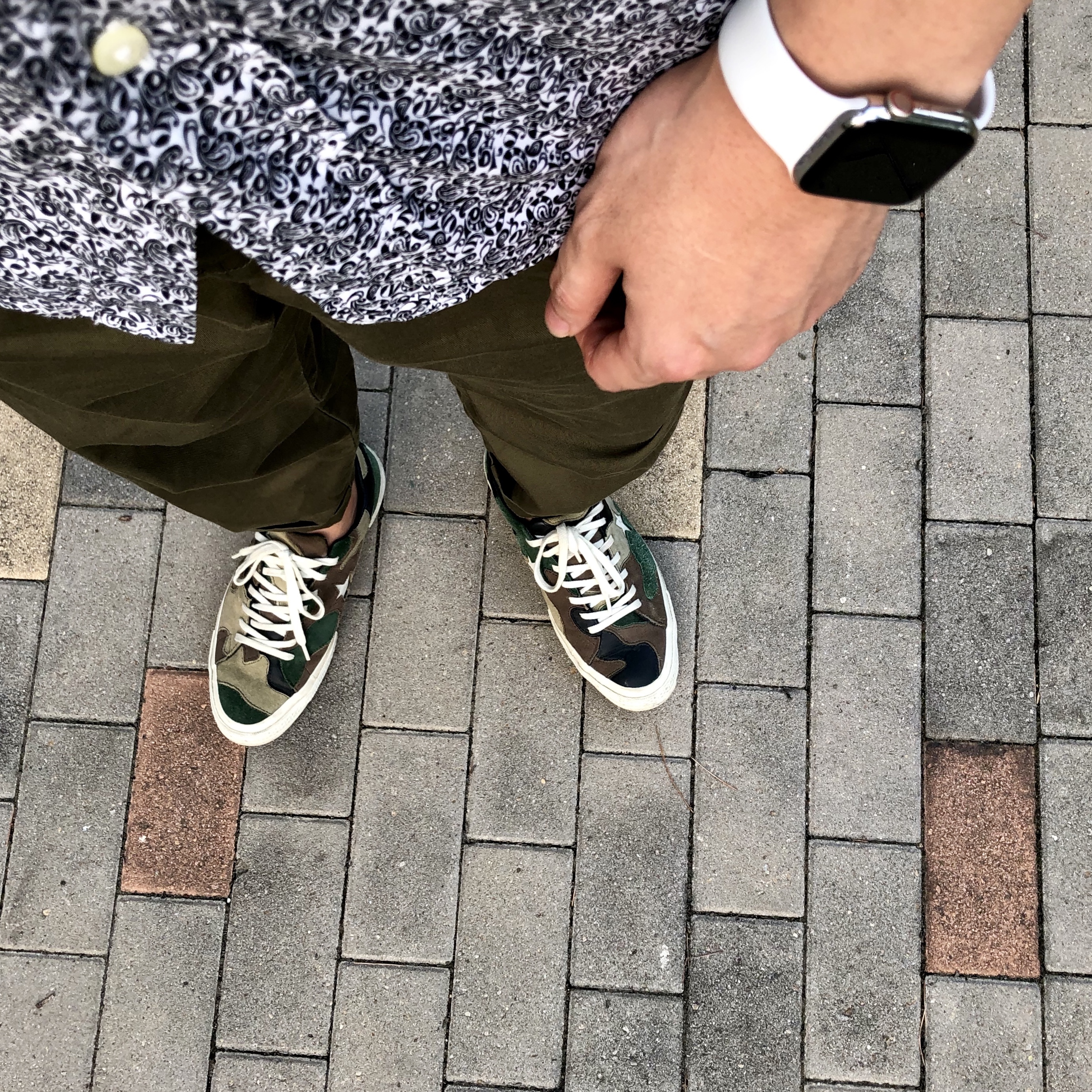 Converse x SNS One Star Camo Brown 착용 스타일 - 1