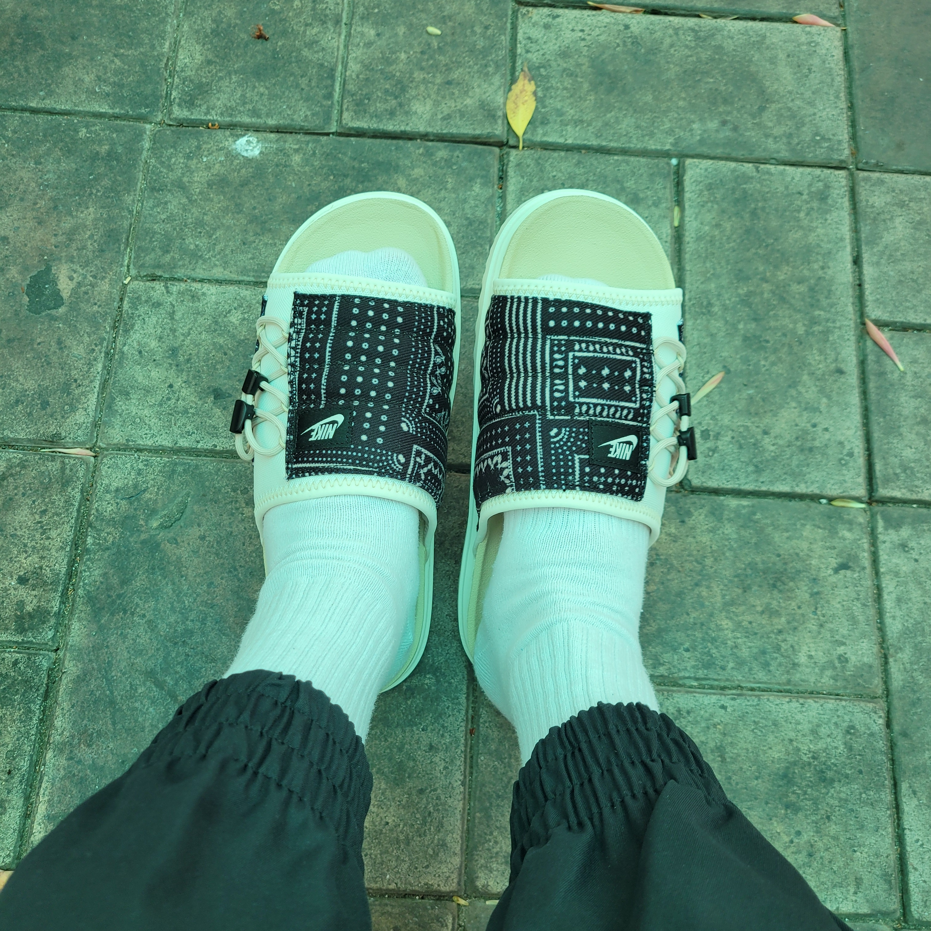 Nike Asuna Slide Pale Ivory Rattan ์ฐฉ์ฉ ์คํ์ผ - 3