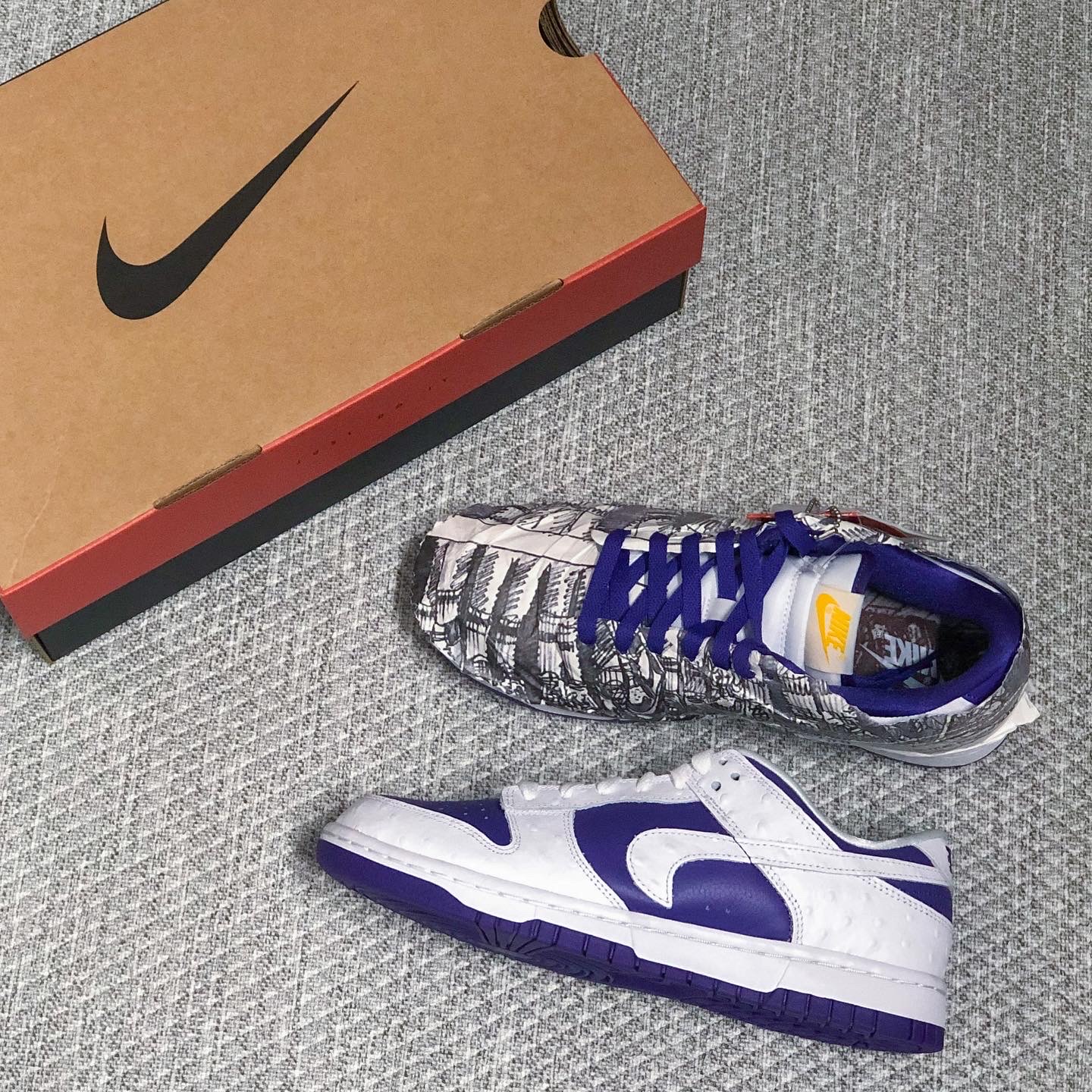 (W) Nike Dunk Low SE Flip 착용 스타일