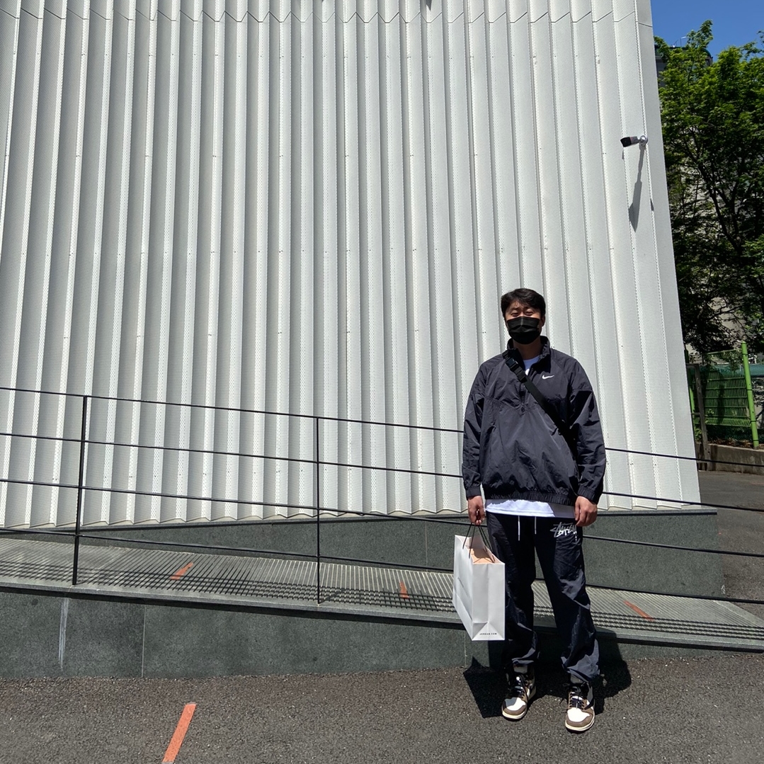 Nike x Stussy Windrunner Jacket Off Noir, Nike x Stussy Beach Pants Off Noir 착용 스타일 - 2