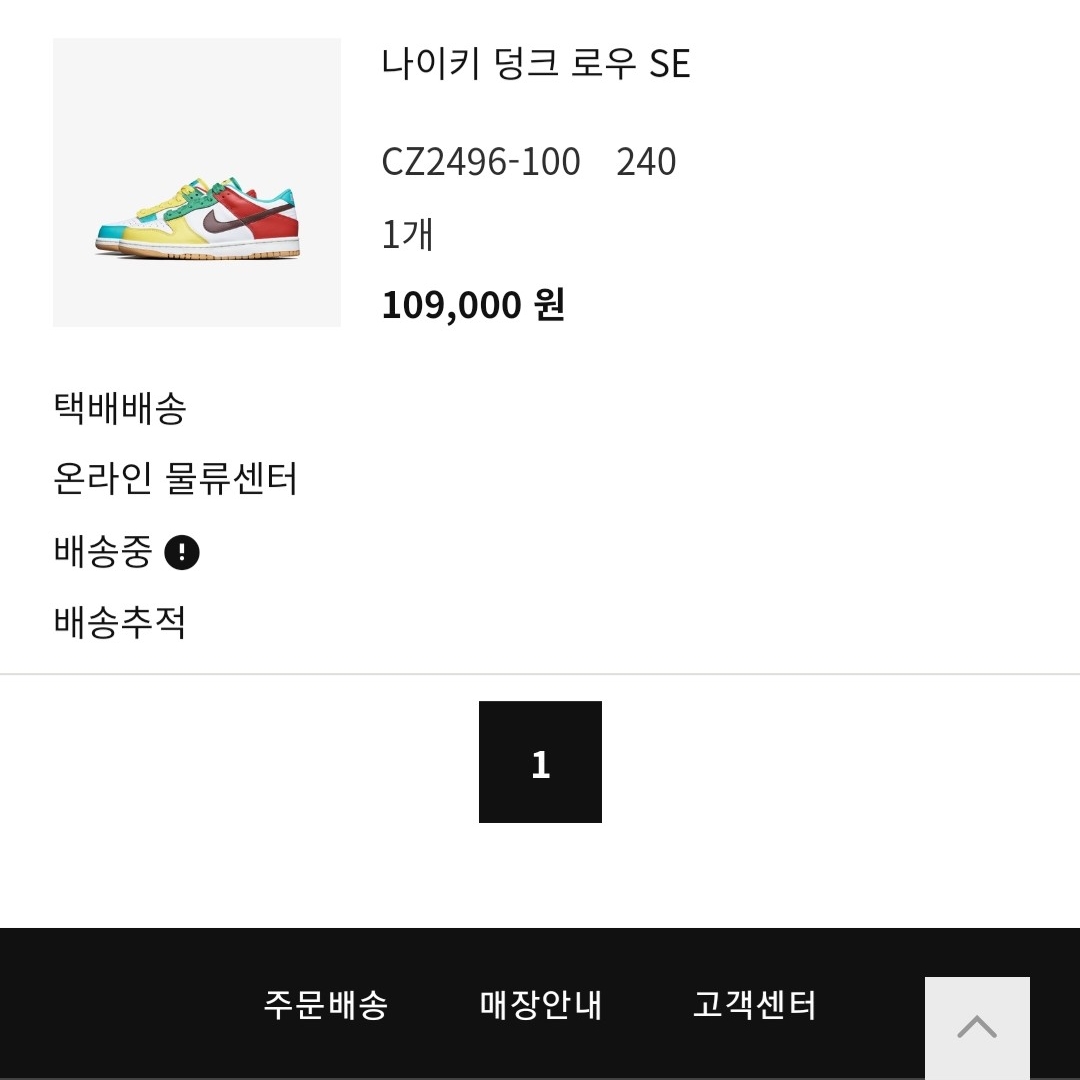 (GS) Nike Dunk Low SE Free.99 White 착용 스타일 - 2