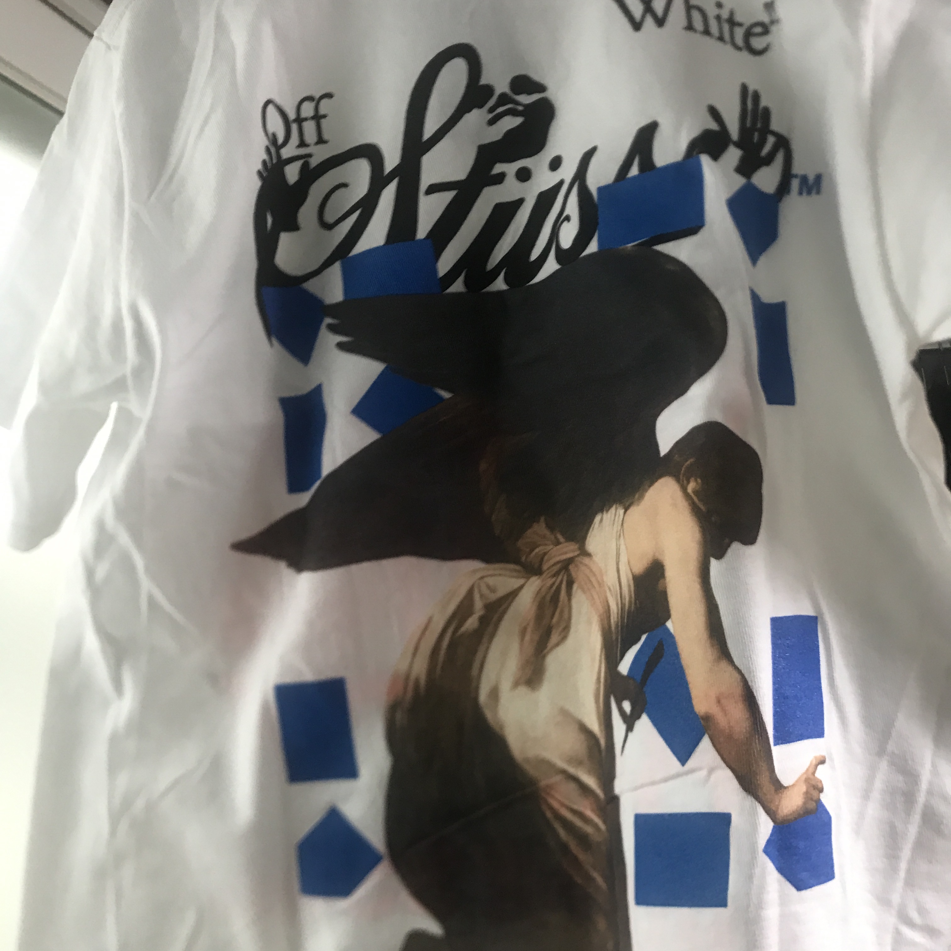 Stussy x Off-White 40 WT T-Shirt 착용 스타일 - 2