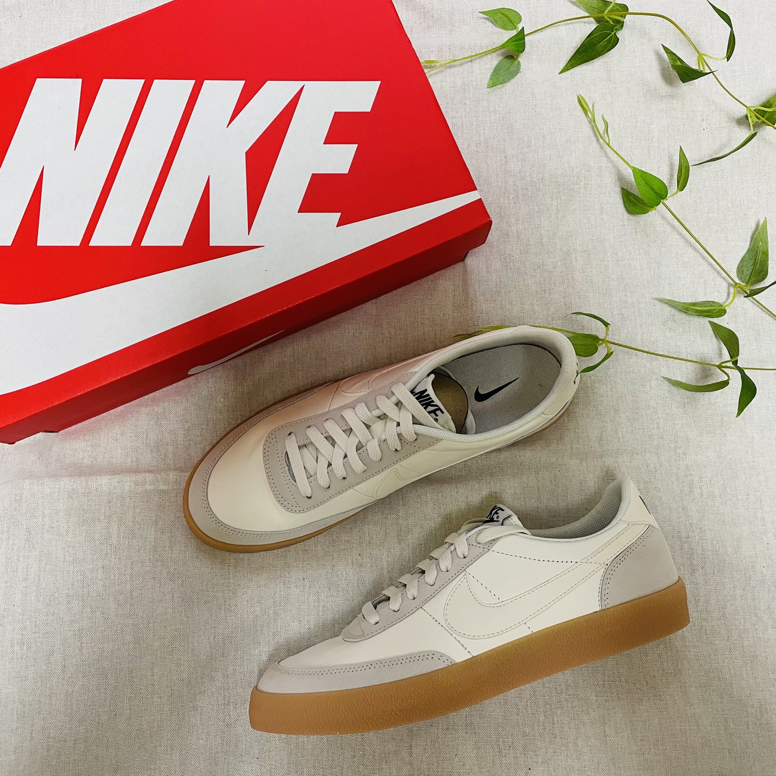 Nike Killshot 2 Leather Sail Gum 착용 스타일 - 2