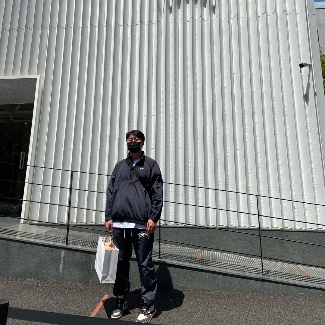 Nike x Stussy Windrunner Jacket Off Noir, Nike x Stussy Beach Pants Off Noir 착용 스타일 - 1