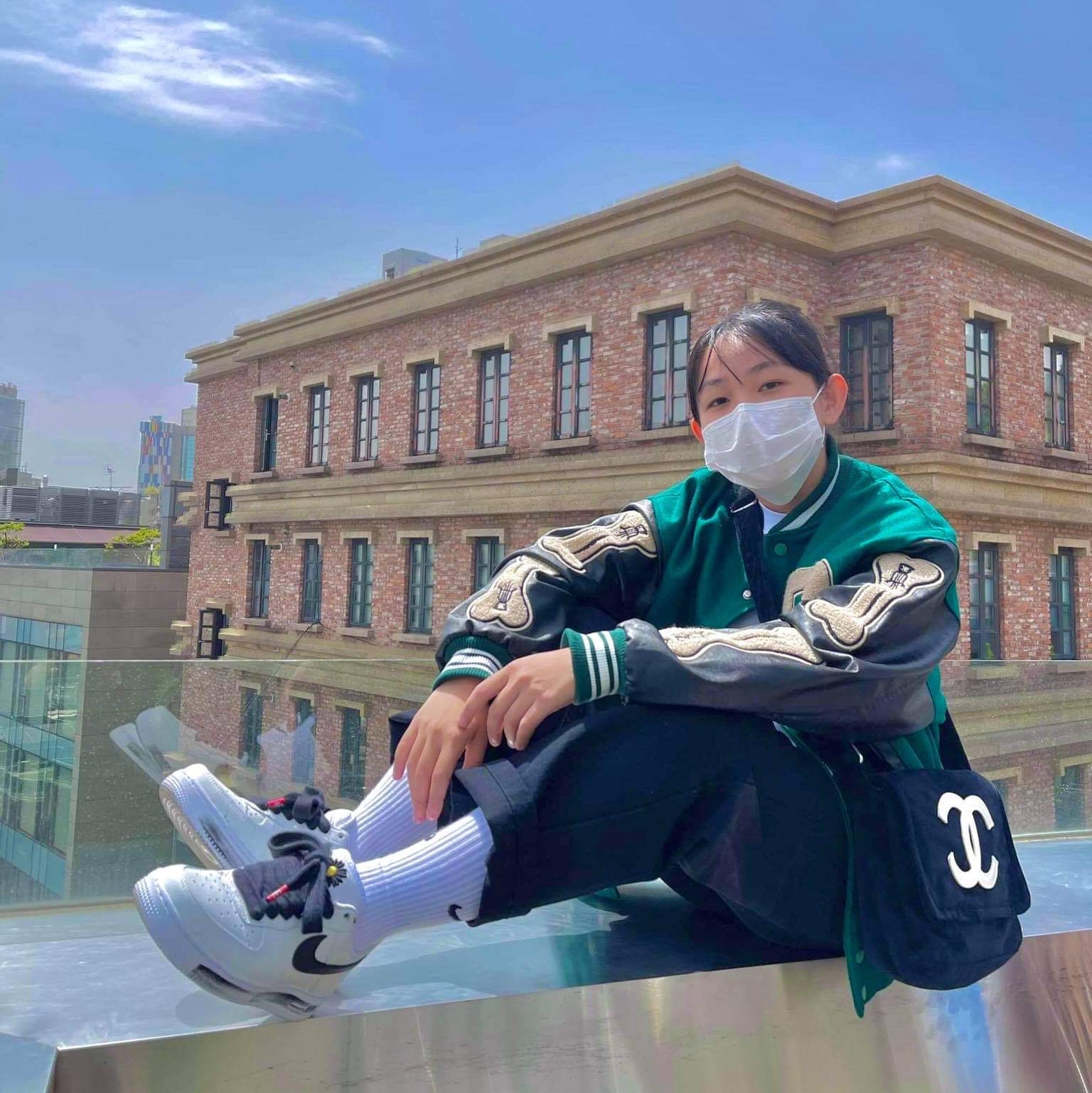 Nike x Peaceminusone Air Force 1 Low Para-Noise 2.0 착용 스타일
