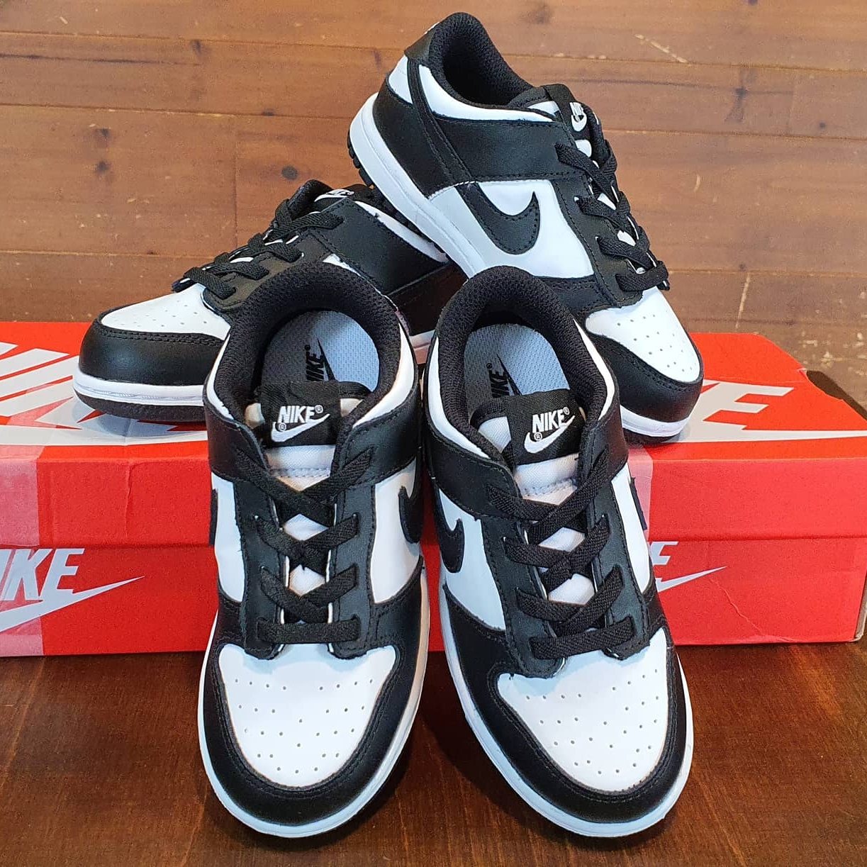 (TD) Nike Dunk Low Black 착용 스타일 - 1