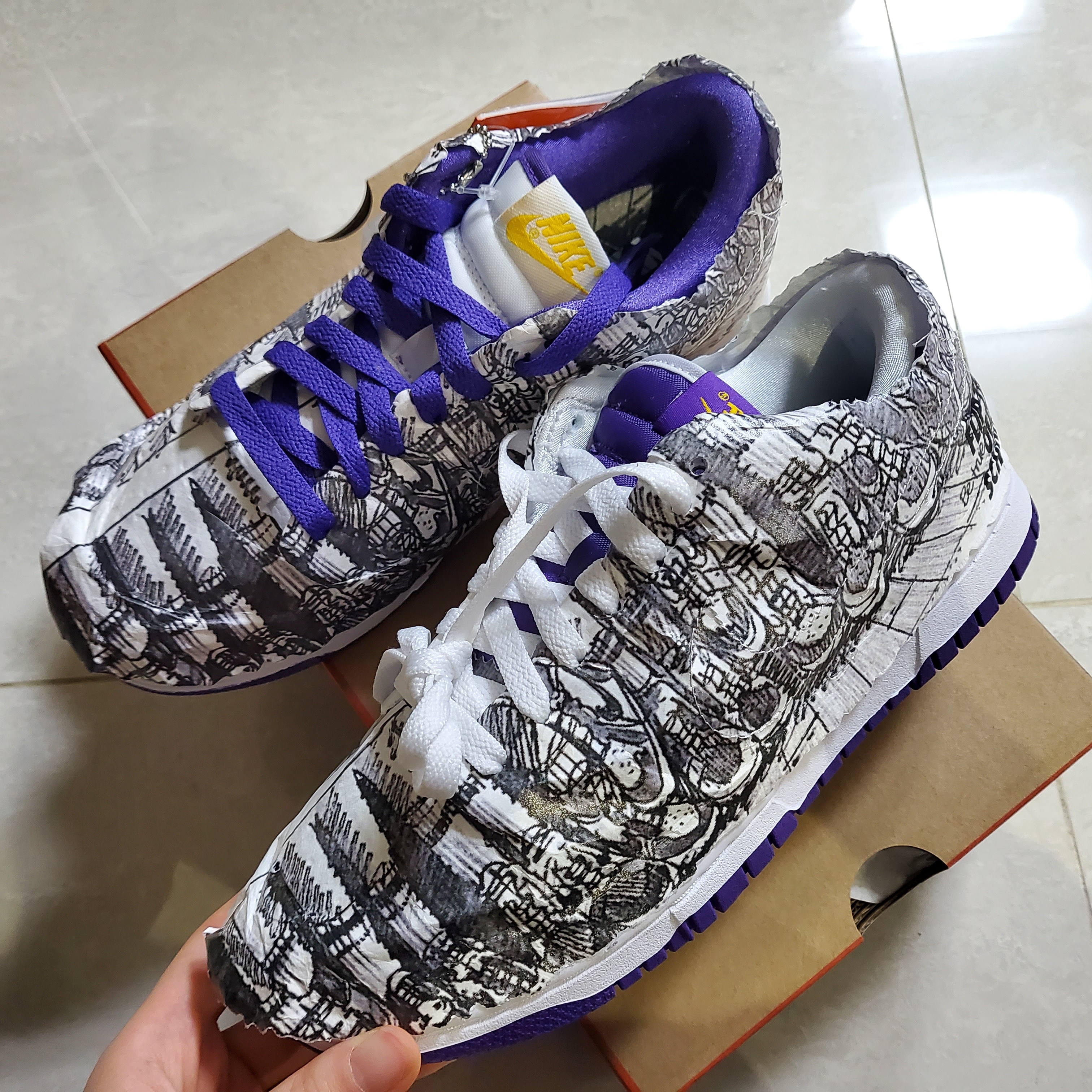 (W) Nike Dunk Low SE Flip 착용 스타일