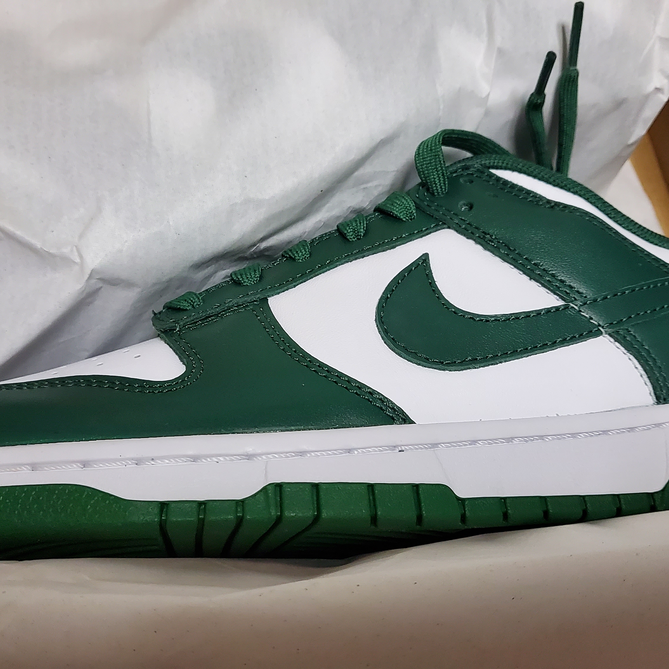 Nike Dunk Low Retro Varsity Green 착용 스타일 - 4