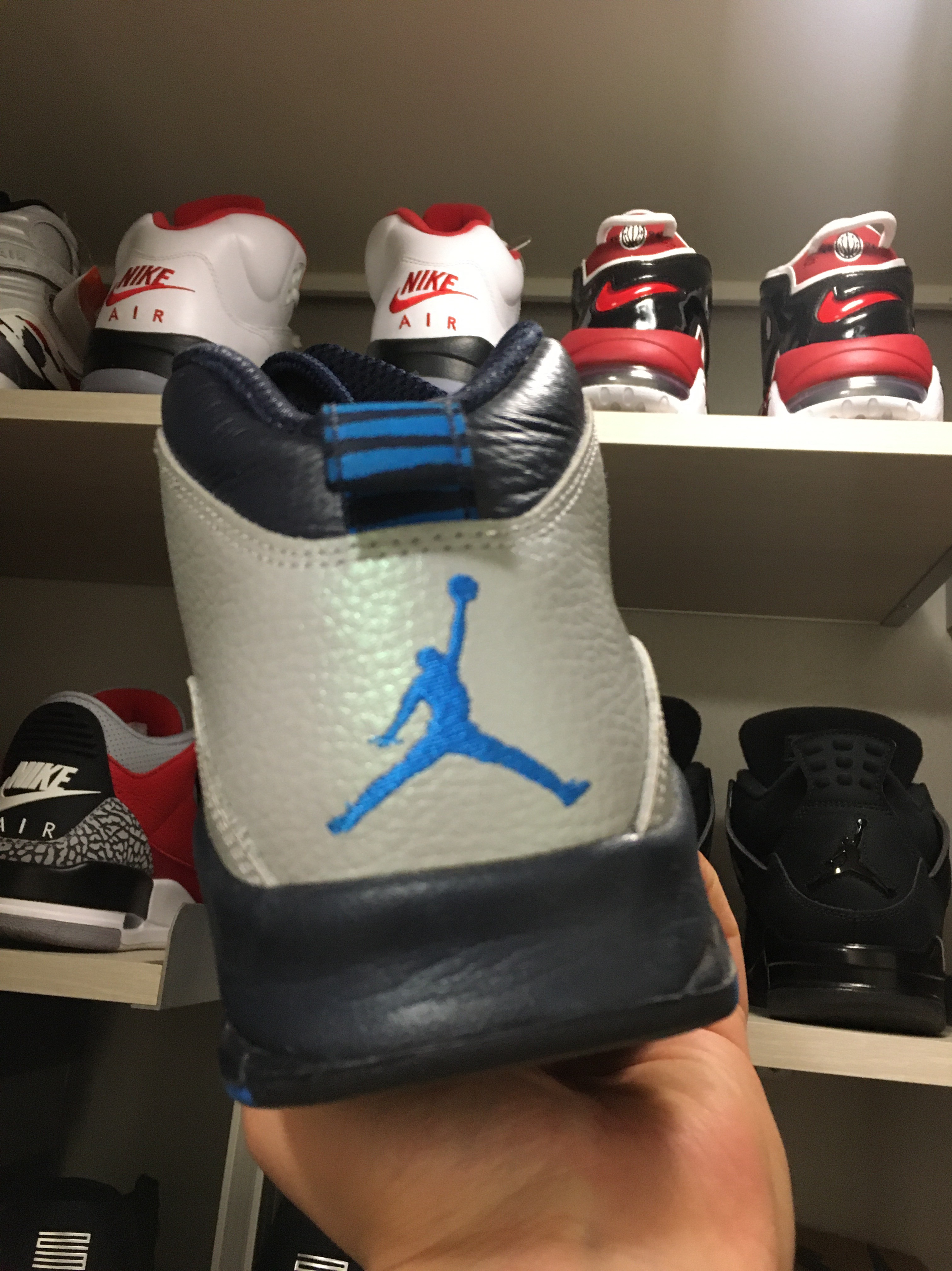 Jordan 10 Retro Rio, Jordan 5 Retro Fire Red Silver Tongue 2020 착용 스타일 - 2